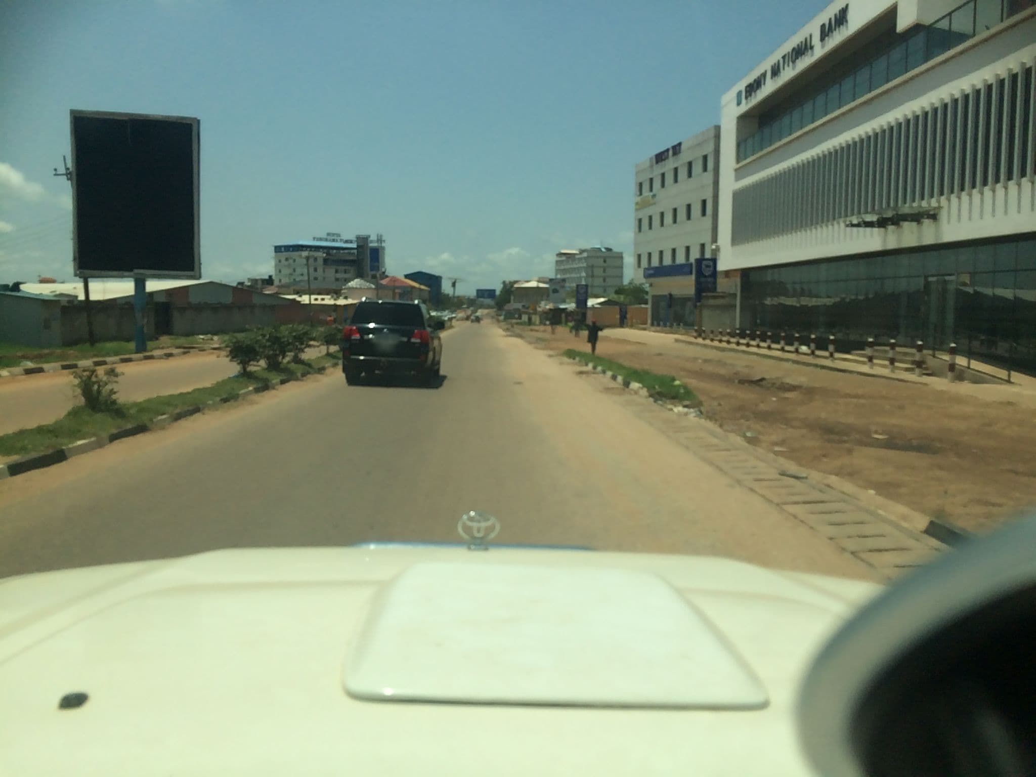 Street view near Crown Plaza Hotel, Juba — © anecdote27 (CC BY-SA · Mapillary)