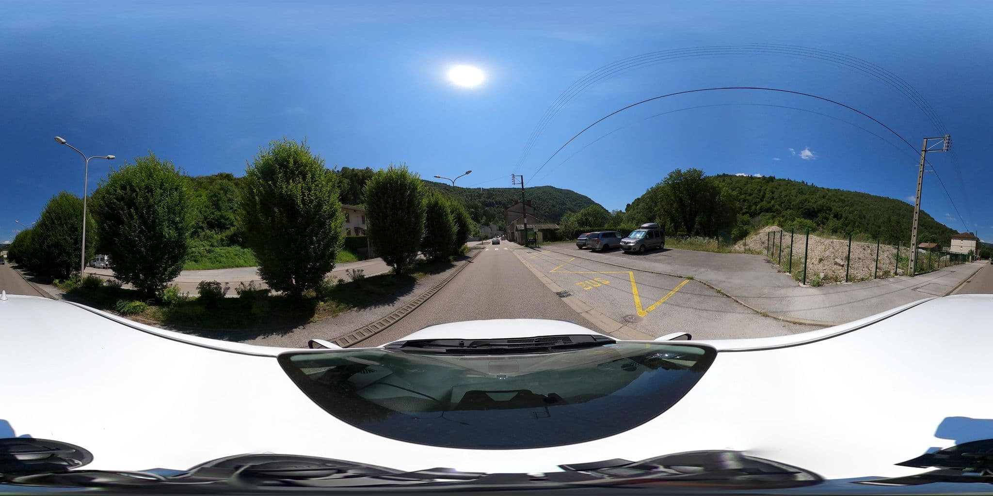 Street view near Aire Saint-Claude - Avenue de la Libération, Saint-Claude — © SIDEC_du_Jura (CC BY-SA · Mapillary)