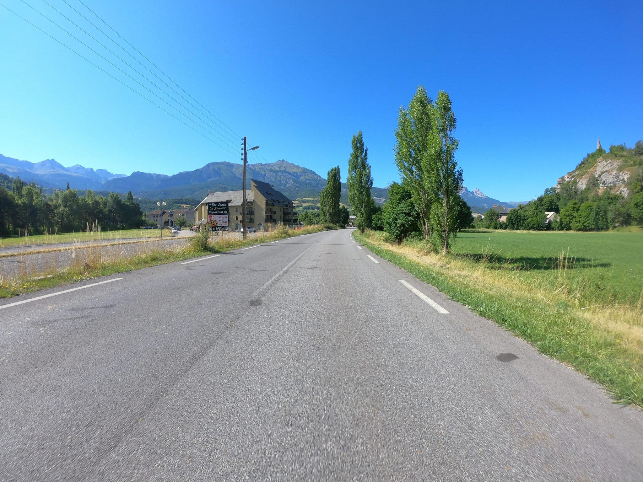 Street view near Aire de camping-car de Jausier, Jausiers — © joostjakob (CC BY-SA · Mapillary)
