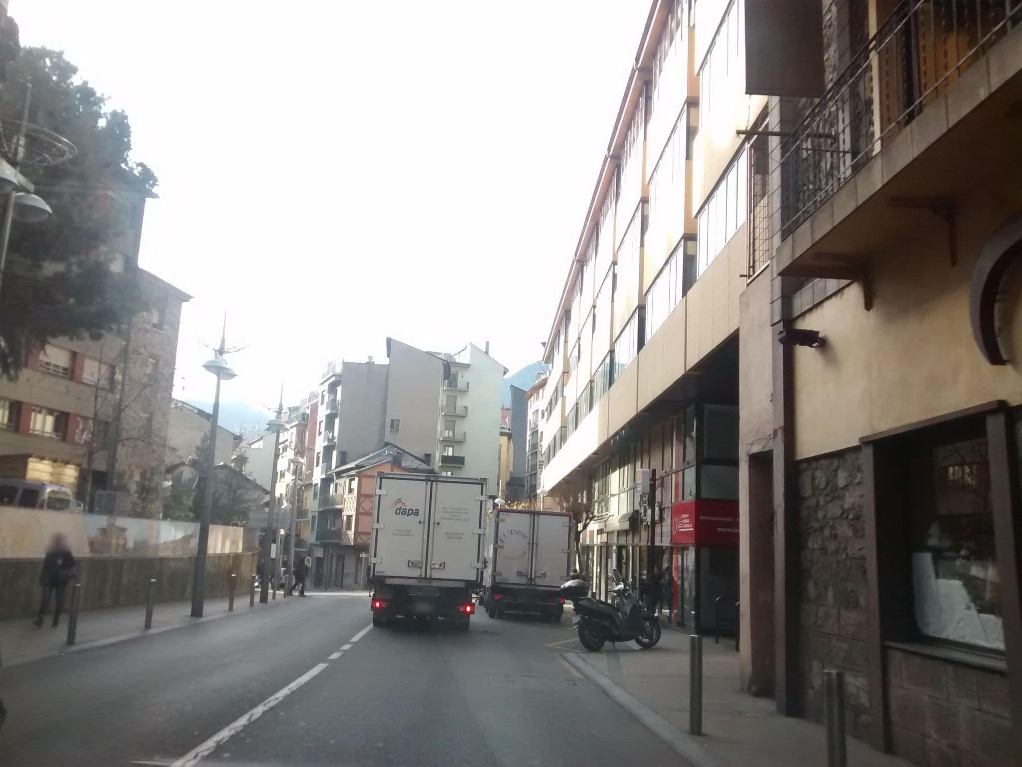 Street view near Hostal Cal Forner, Andorra la Vella — © egofer (CC BY-SA · Mapillary)
