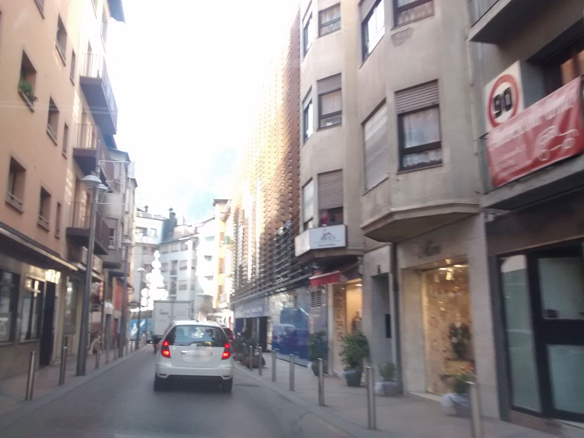 Street view near Hotel Acta Florida, Andorra la Vella — © egofer (CC BY-SA · Mapillary)