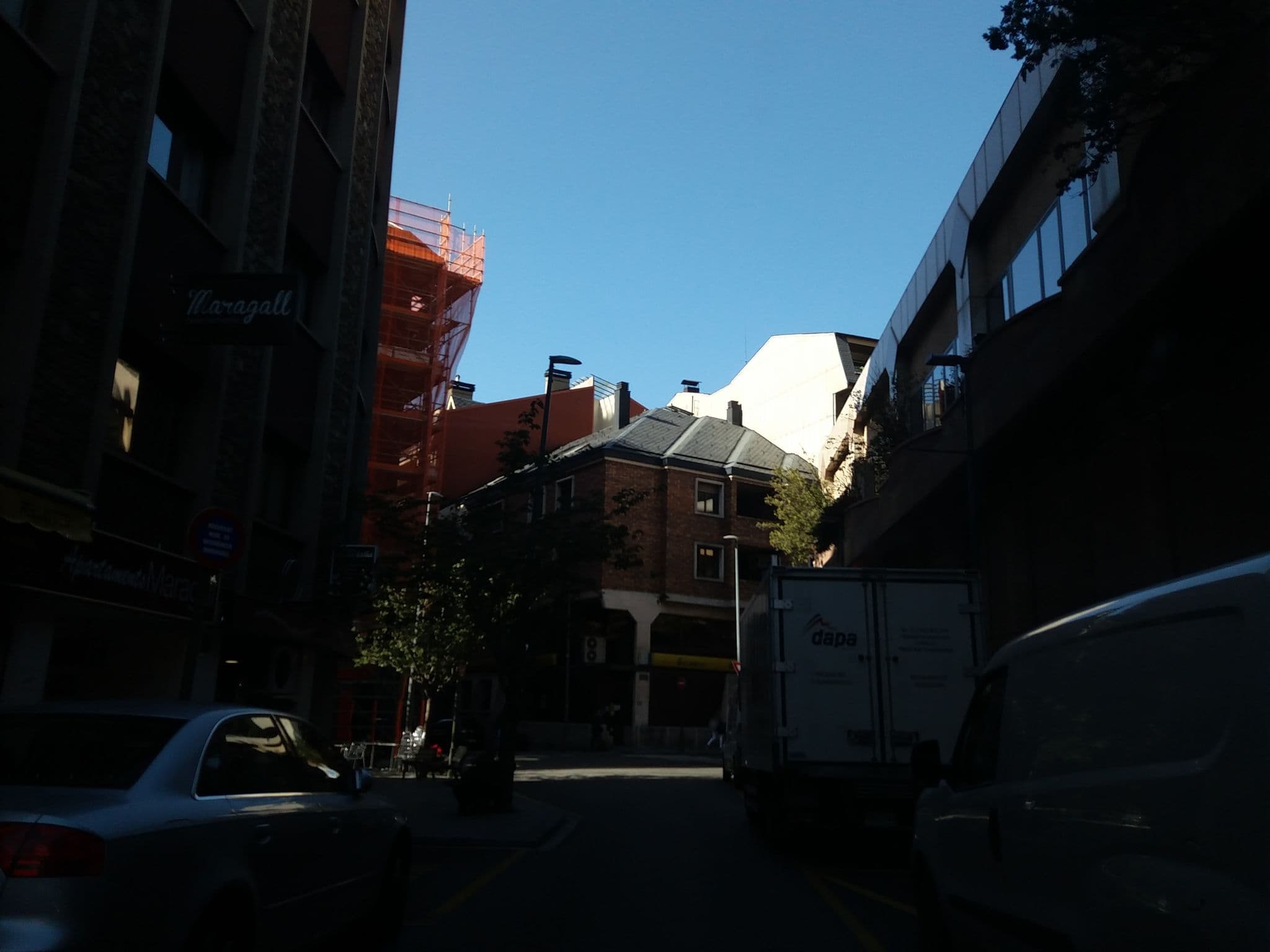 Street view near Apartaments Maragall, les Escaldes — © egofer (CC BY-SA · Mapillary)
