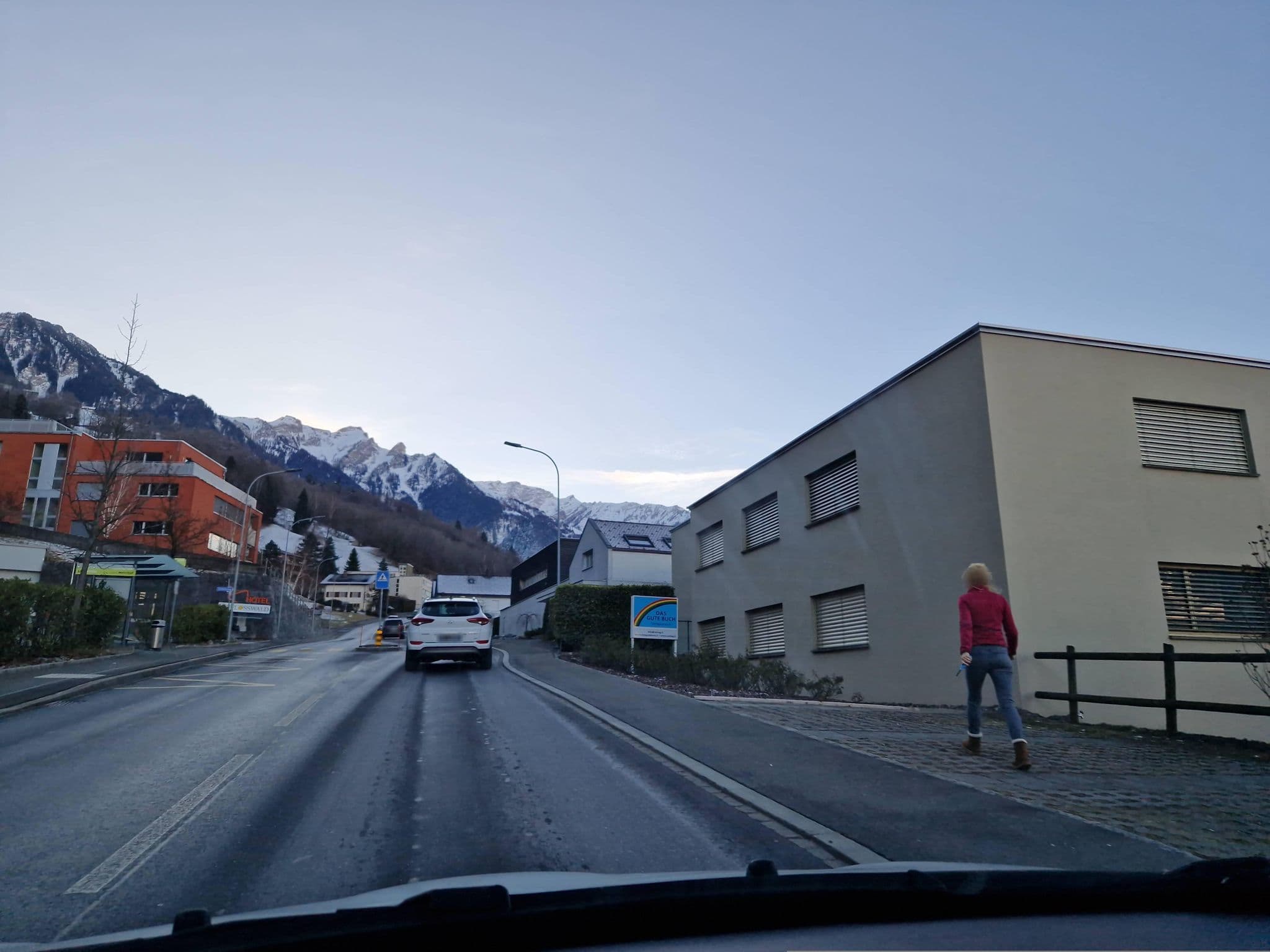 Street view near Meierhof Hotel Triesen, Triesenberg — © chrisbeddow (CC BY-SA · Mapillary)