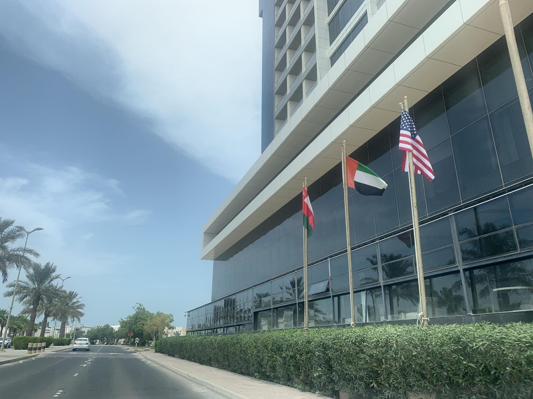 Street view near Hotel Grove, Al Ḩadd — © sherif1234 (CC BY-SA · Mapillary)