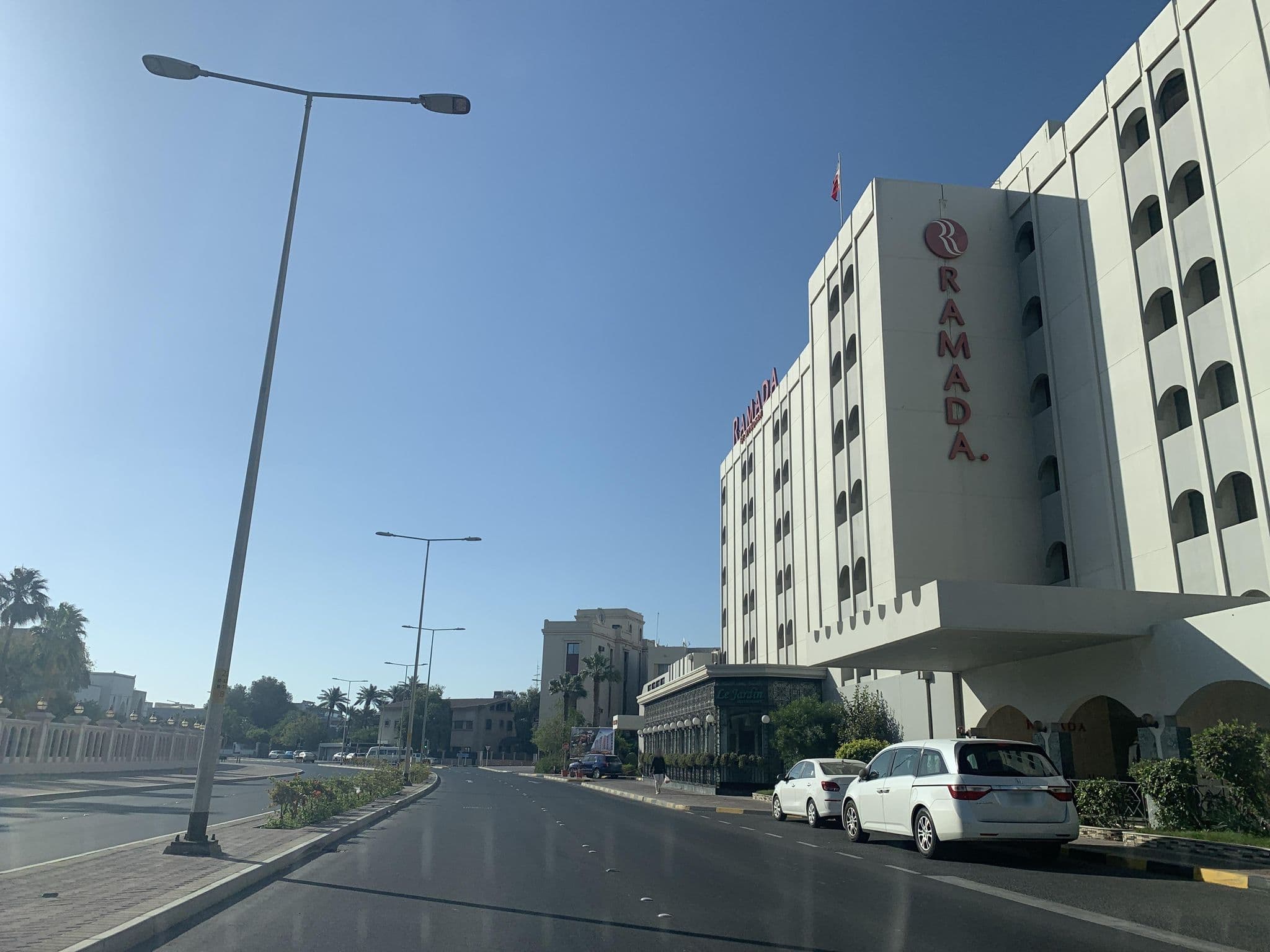 Street view near Ramada Hotel, Manama — © sherif1234 (CC BY-SA · Mapillary)