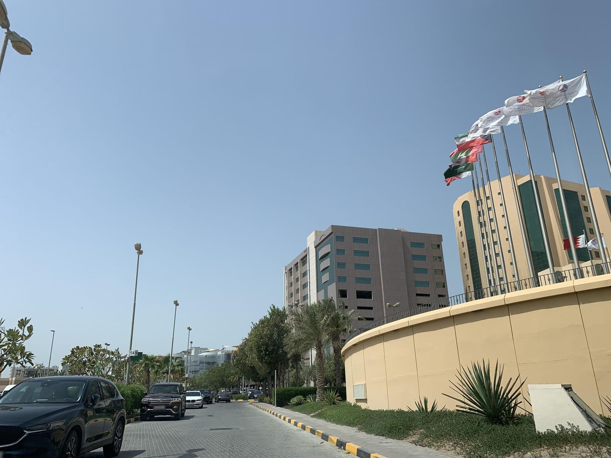 Street view near Gulf Hotel - First National Occupational Safety And Health, Manama — © sherif1234 (CC BY-SA · Mapillary)