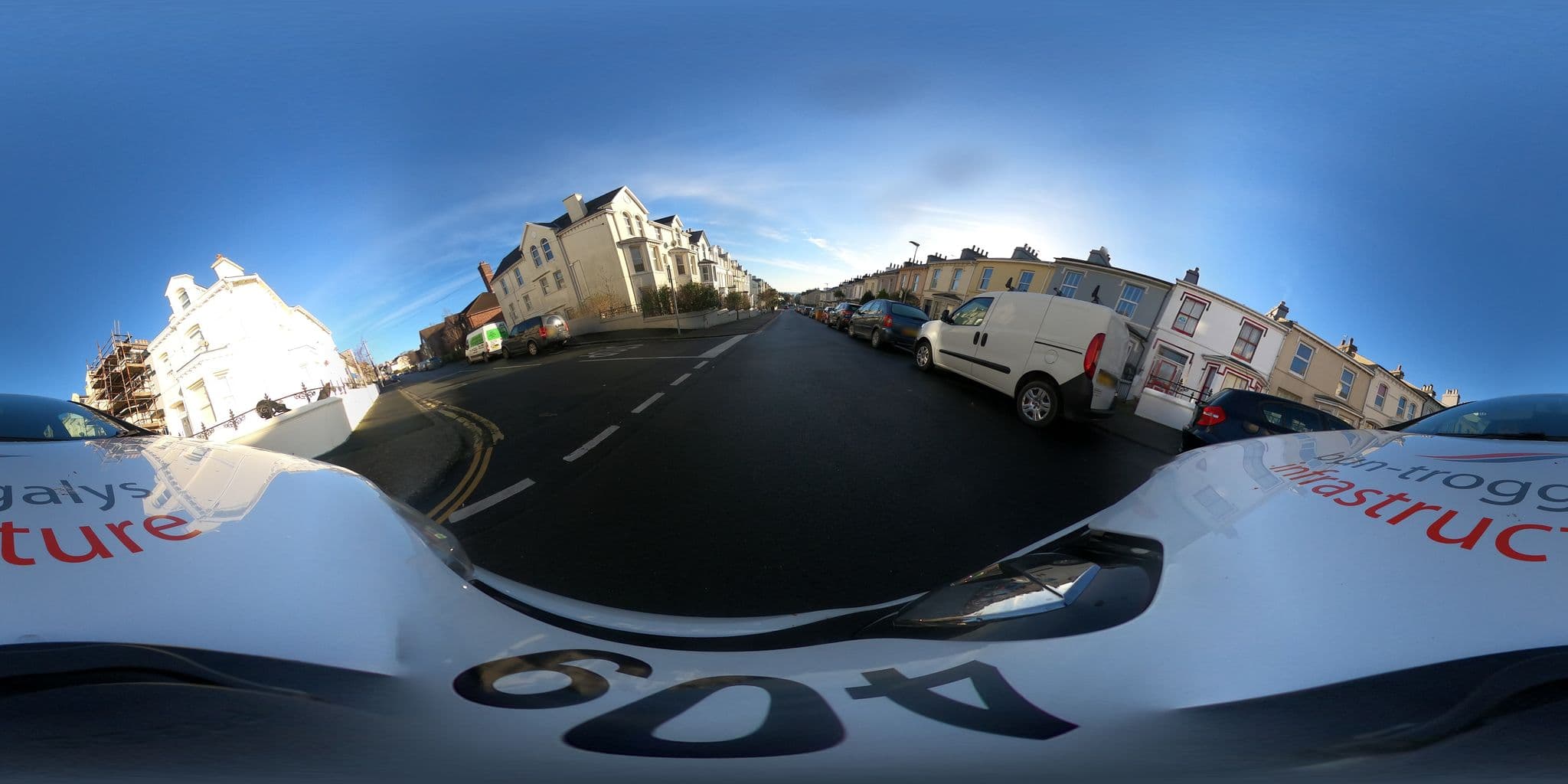 Street view near Voyage Hostel, Douglas — © iomham (CC BY-SA · Mapillary)