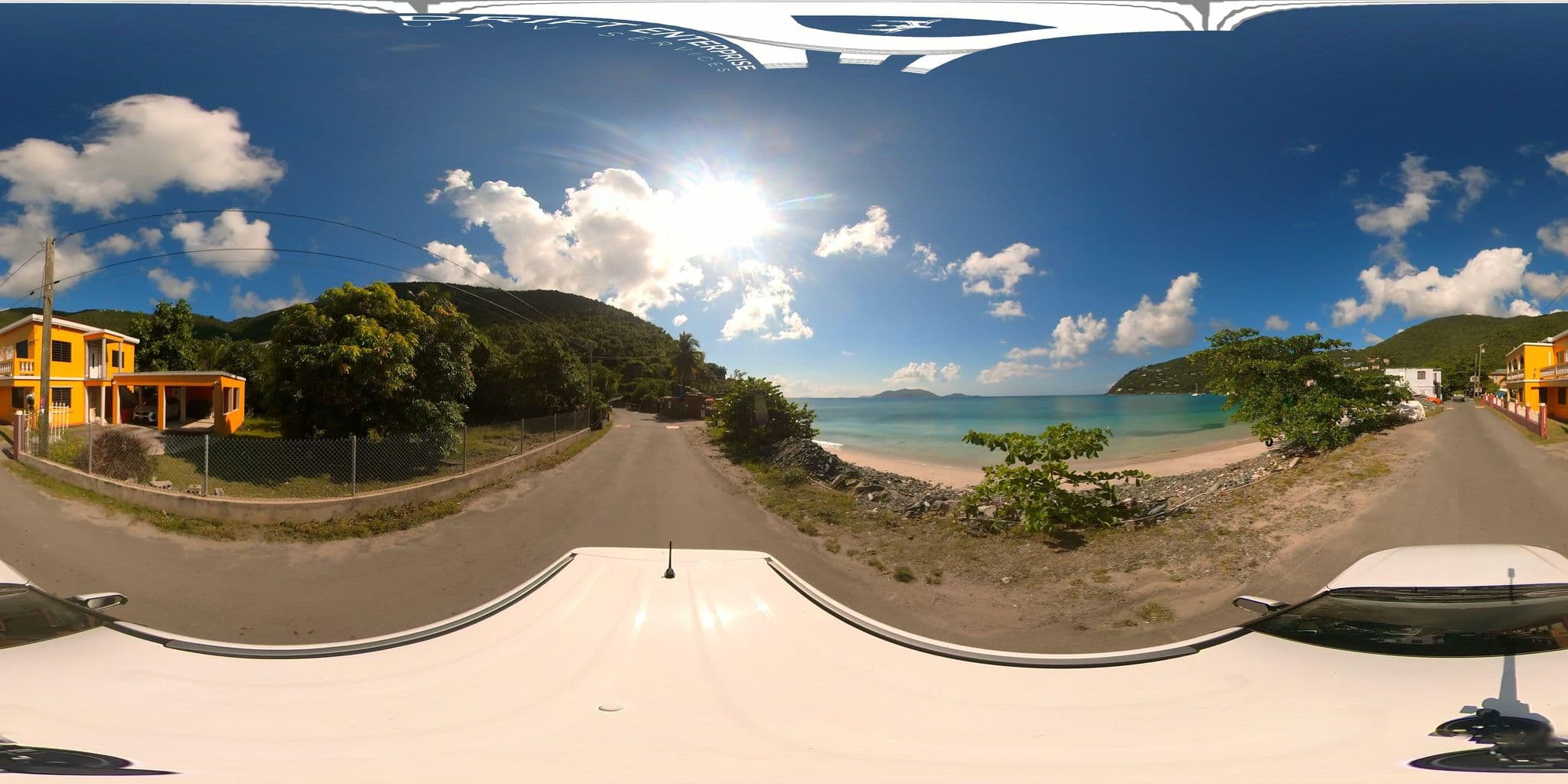 Street view near Hotel Lemongrass by Villas Caribe Tortola, Road Town — © driftents (CC BY-SA · Mapillary)