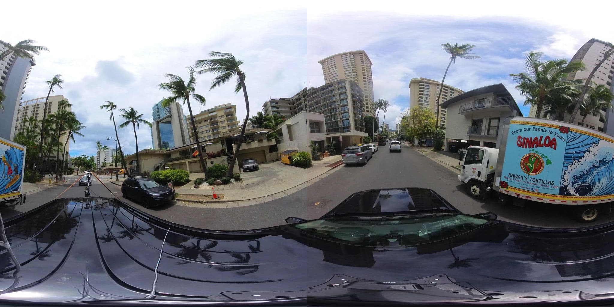 Street view near Room 502 @ Courtyard By Marriott, Waikīkī — © hmhtb (CC BY-SA · Mapillary)