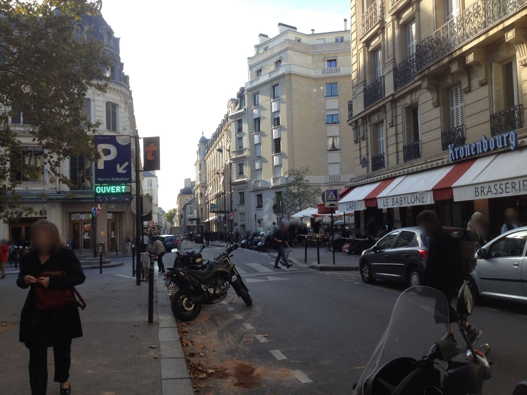 Street view near Le Petit Chomel, Paris 06 Luxembourg — © zimmy (CC BY-SA · Mapillary)