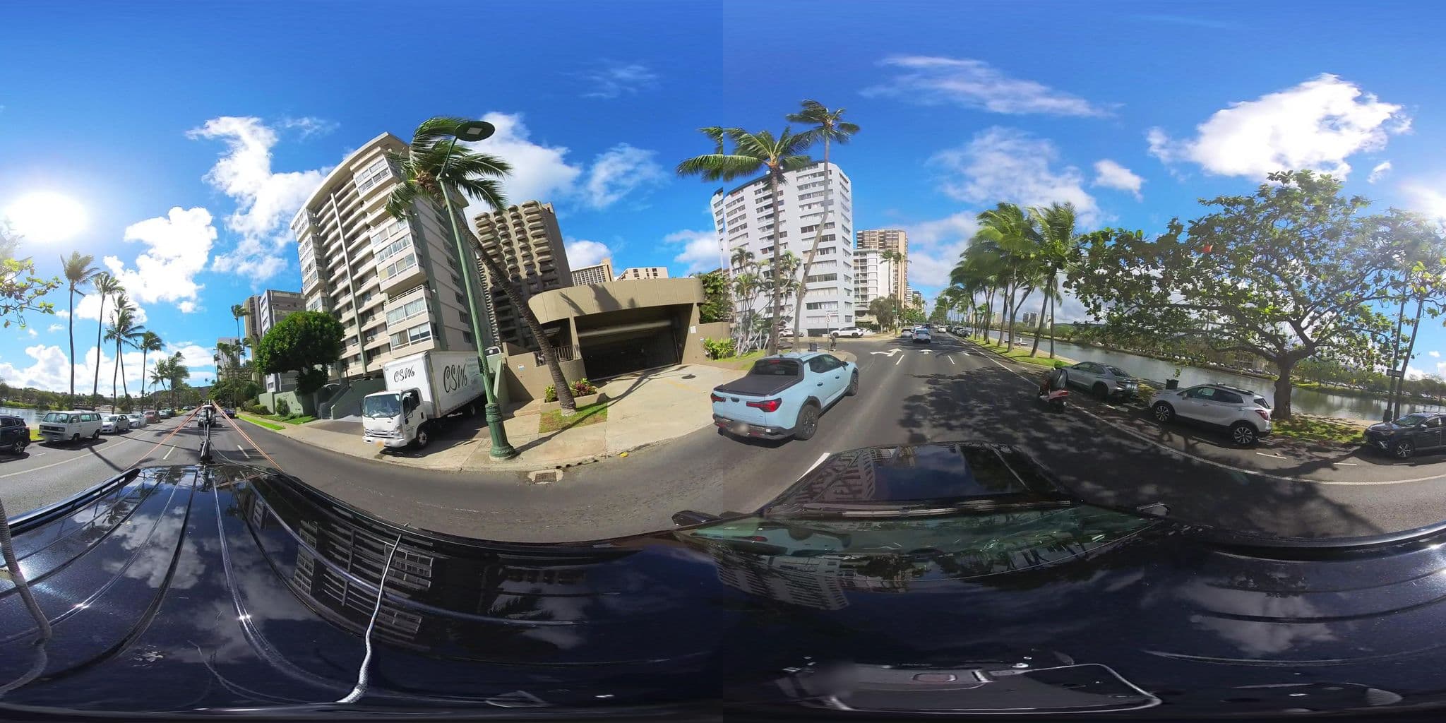 Street view near 2547 Ala Wai Condos, Diamond Head / Kapahulu / Saint Louis Heights — © hmhtb (CC BY-SA · Mapillary)