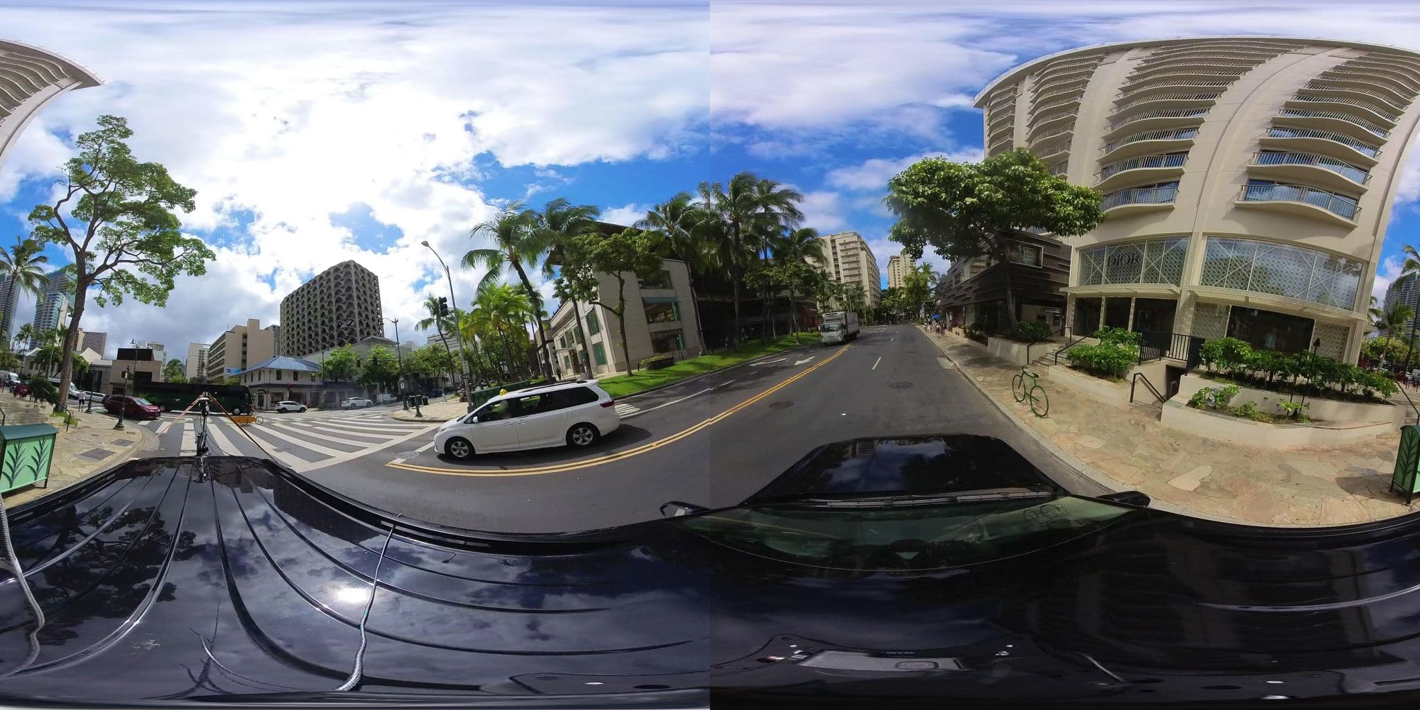 Street view near Hilton Grand Vacations Roof Top, Waikīkī — © hmhtb (CC BY-SA · Mapillary)