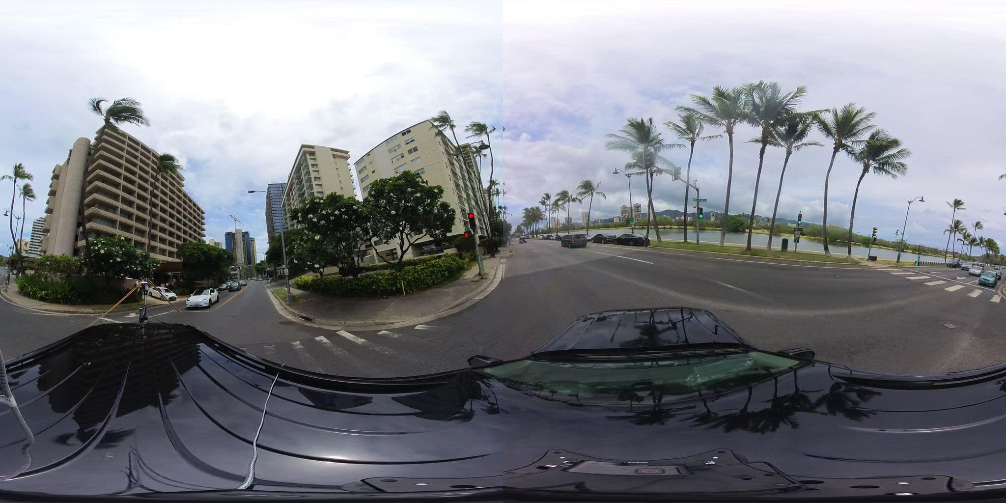 Street view near Pacific Island Aloha Surf Hotel Honolulu, Diamond Head / Kapahulu / Saint Louis Heights — © hmhtb (CC BY-SA · Mapillary)