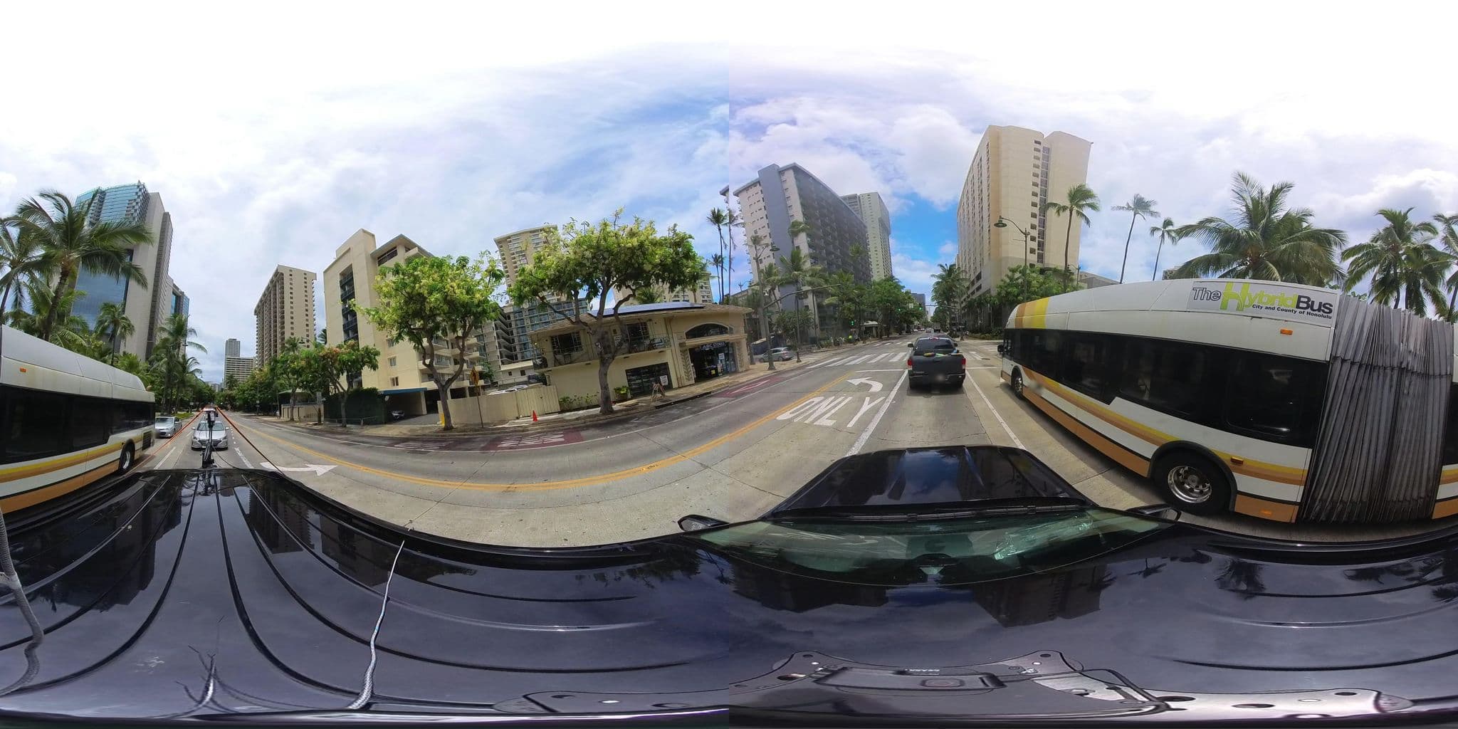 Street view near Hokele Suites, Waikīkī — © hmhtb (CC BY-SA · Mapillary)