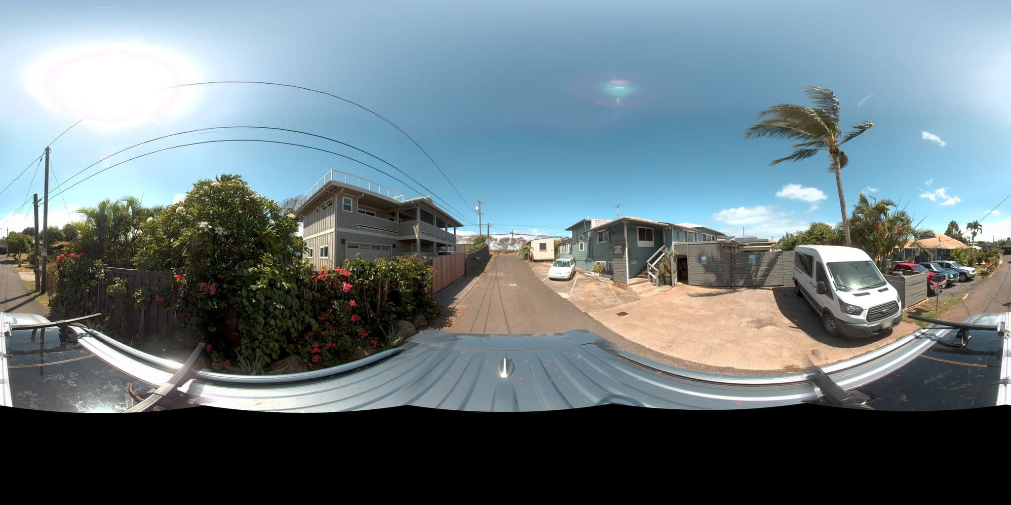 Street view near Rainbow Surf Hostel, Paia — © rking (CC BY-SA · Mapillary)