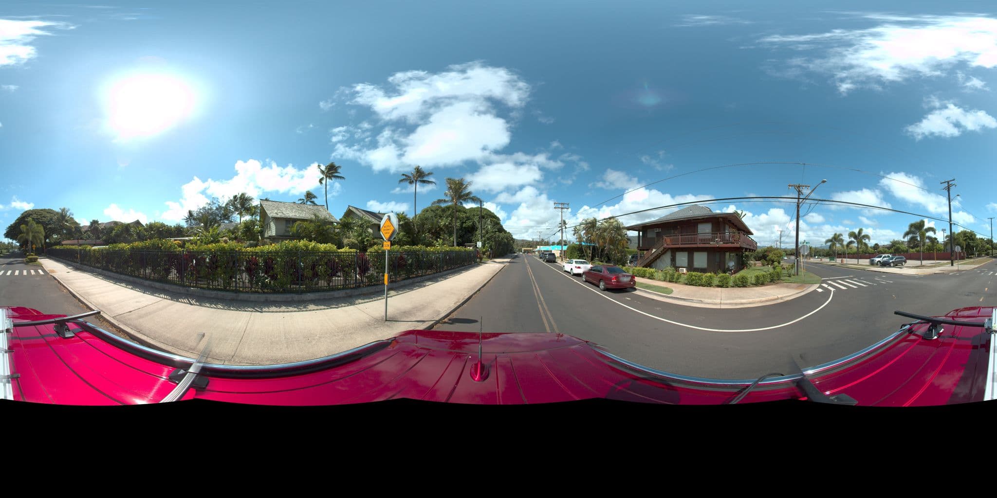 Street view near Kapaa Sands, Wailua — © rking (CC BY-SA · Mapillary)