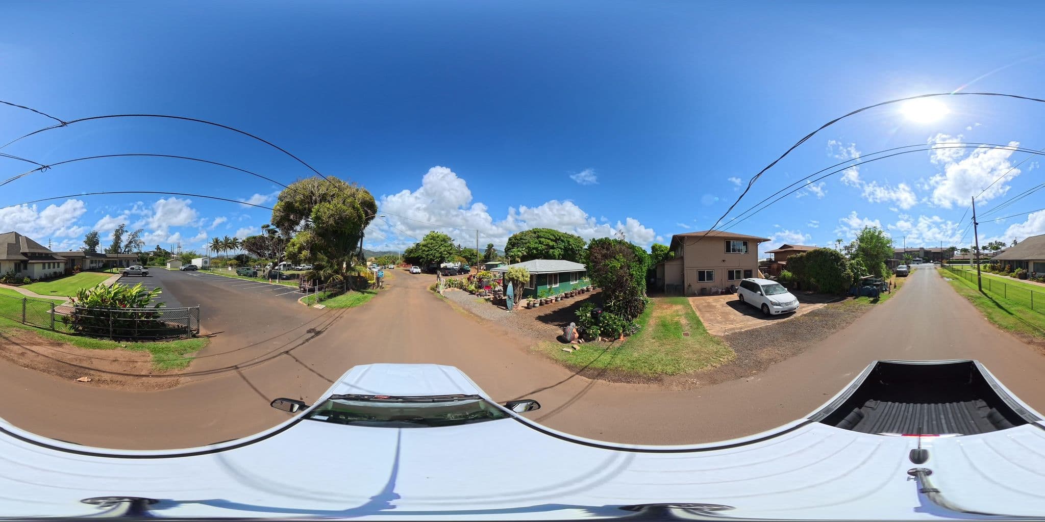 Street view near Ohia Kai Vacation Rentals, Kapa‘a — © KauaiGIS (CC BY-SA · Mapillary)