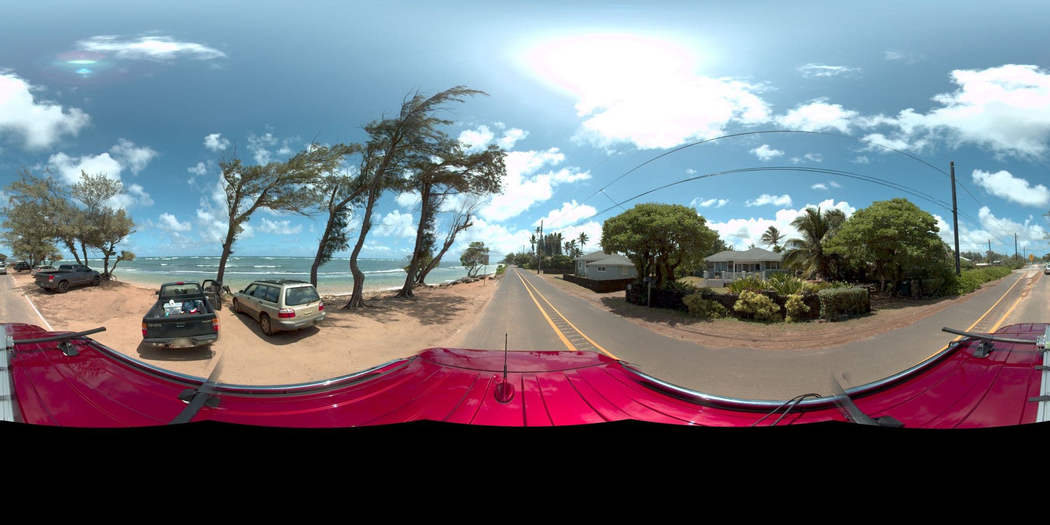 Street view near Mahina's Guest House, Kapa‘a — © rking (CC BY-SA · Mapillary)