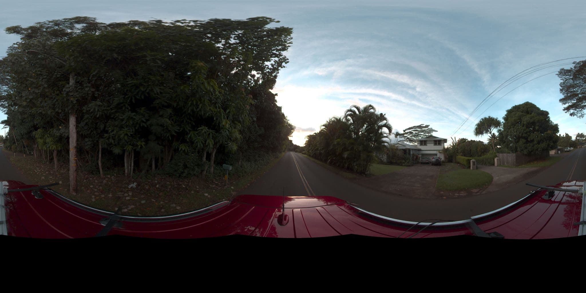 Street view near Yvonne's, ‘Ōma‘o — © rking (CC BY-SA · Mapillary)