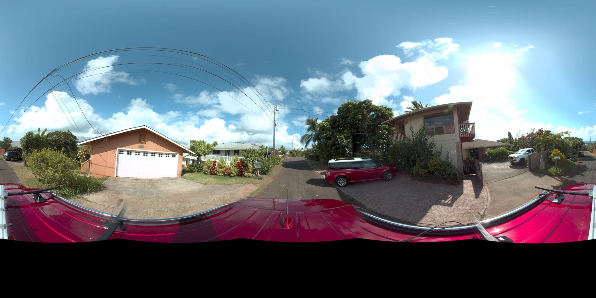 Street view near Green Coconut Studios, Kapa‘a — © rking (CC BY-SA · Mapillary)