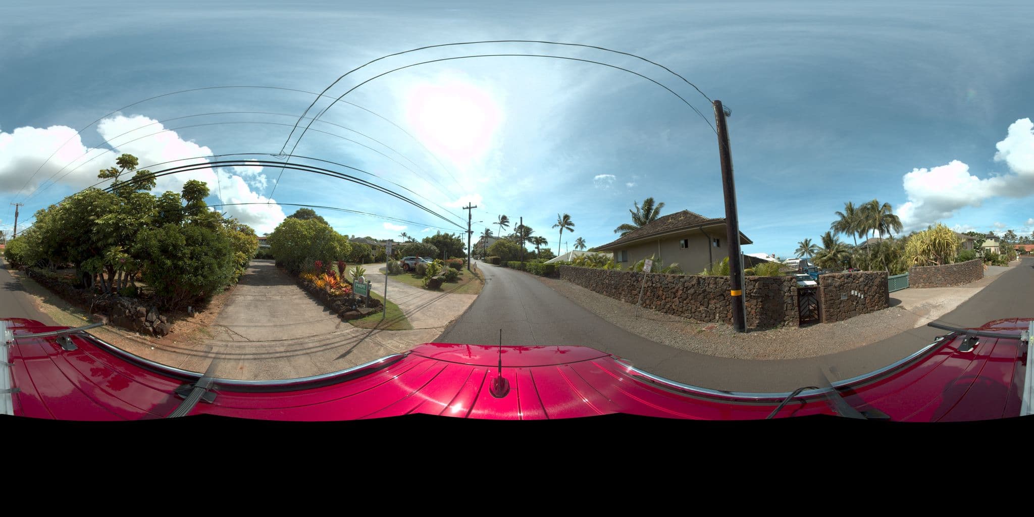 Street view near Coconut Cottage at Poipu, Po‘ipū — © rking (CC BY-SA · Mapillary)
