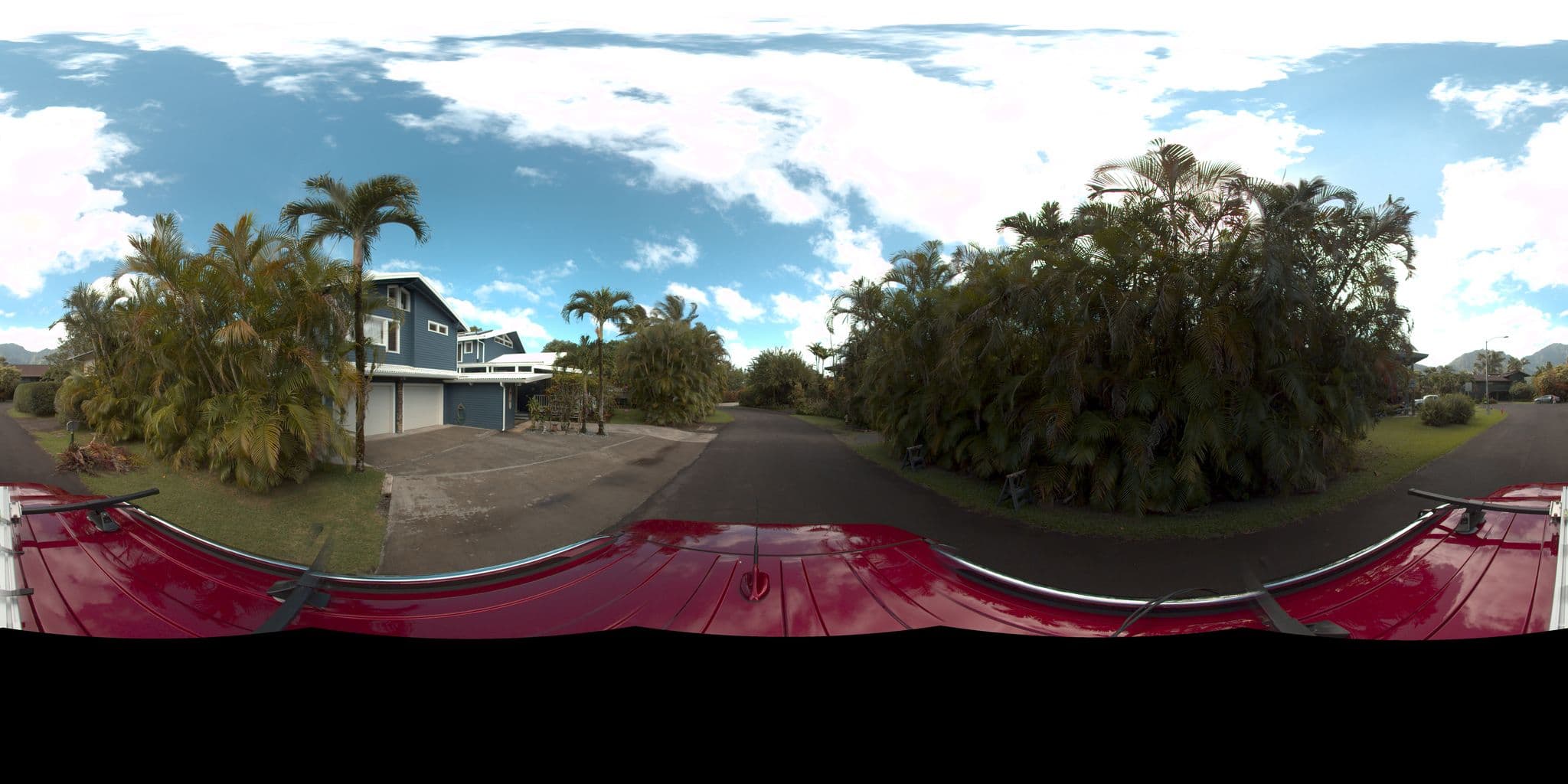 Street view near Beach Bums Bungalow, Princeville — © rking (CC BY-SA · Mapillary)