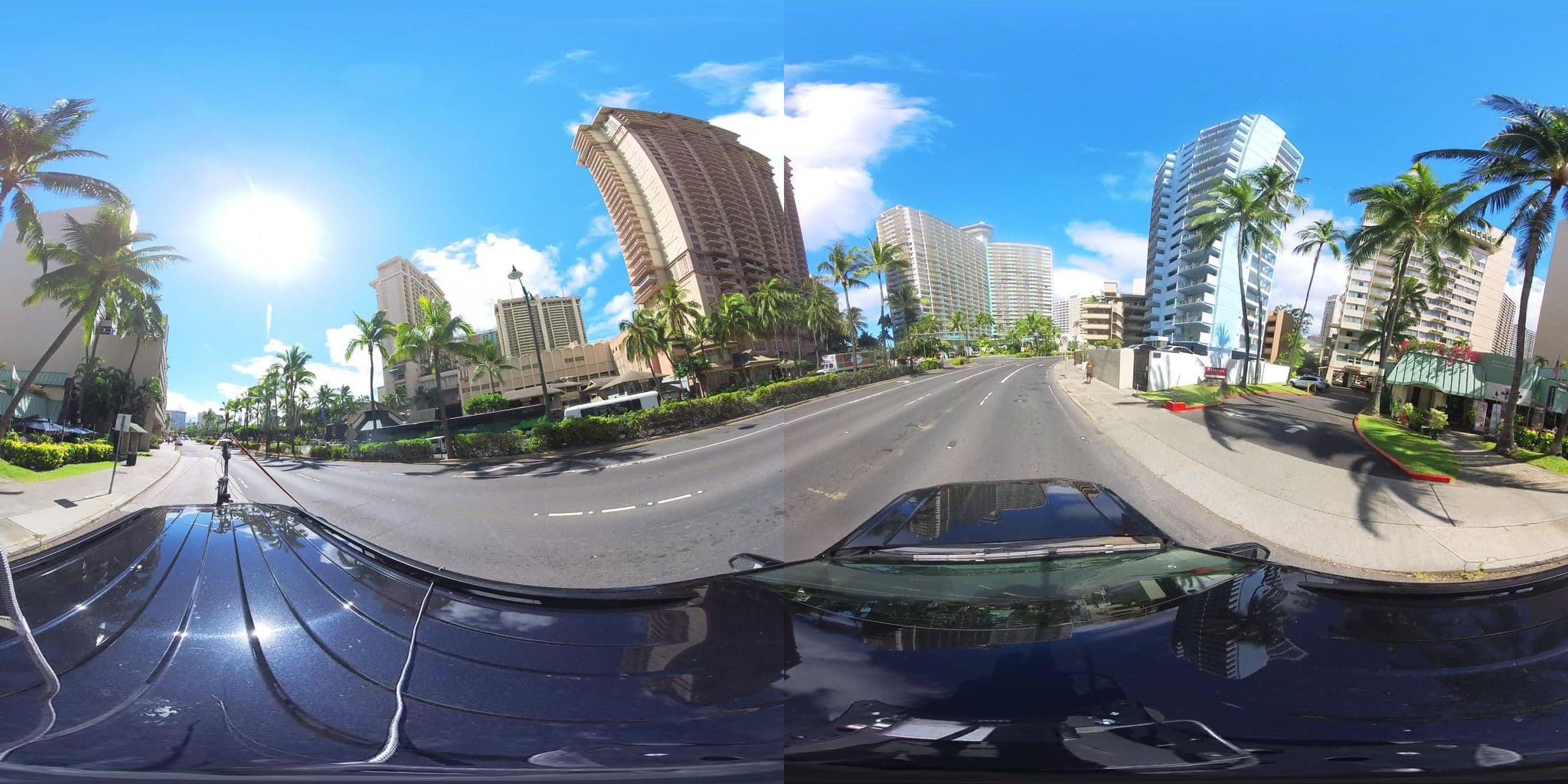 Street view near Hilton Hawaiian Village - Lobby, Waikīkī — © hmhtb (CC BY-SA · Mapillary)