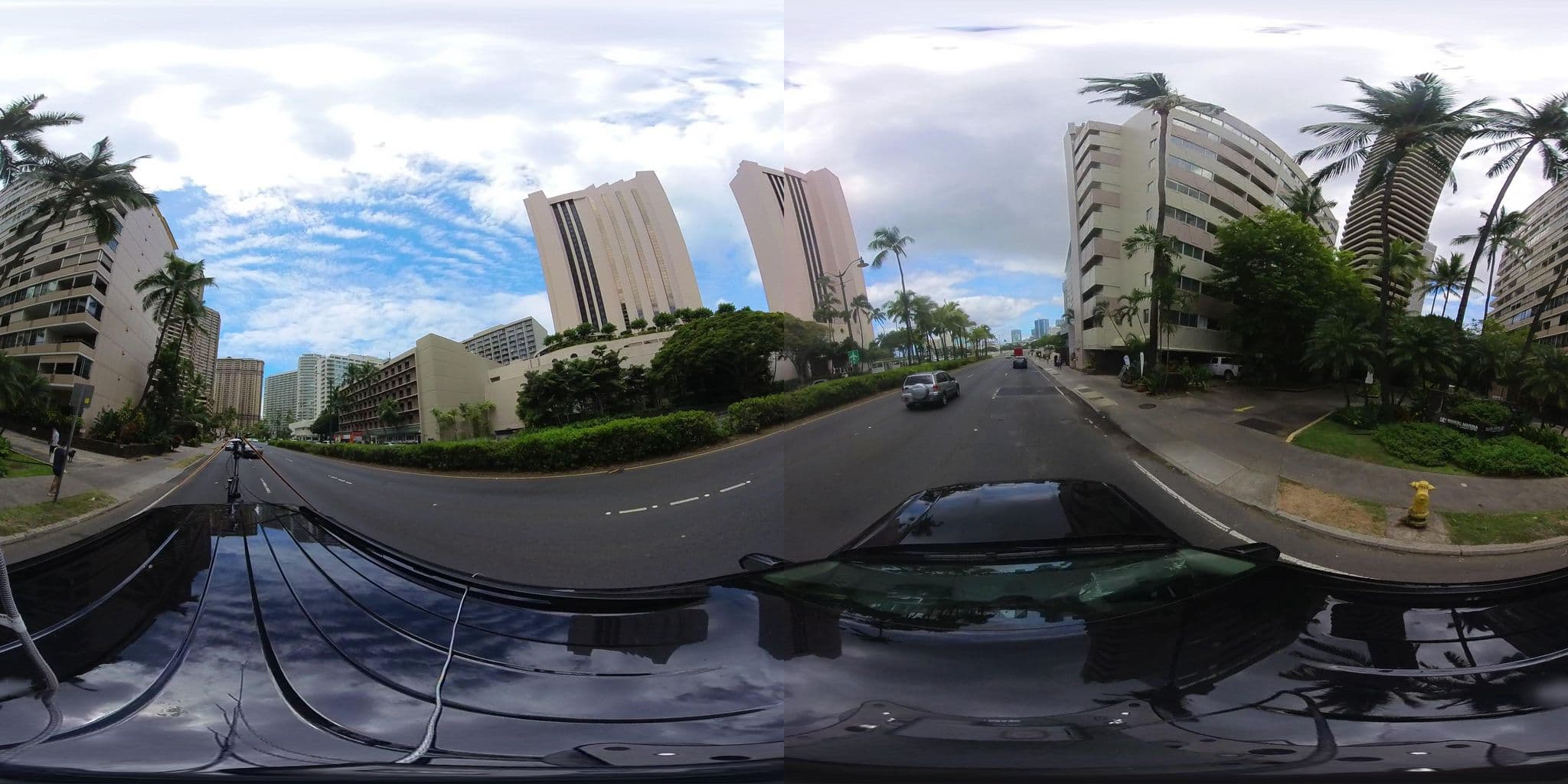 Street view near Hawaii Polo Inn Hotel Honolulu, Waikīkī — © hmhtb (CC BY-SA · Mapillary)