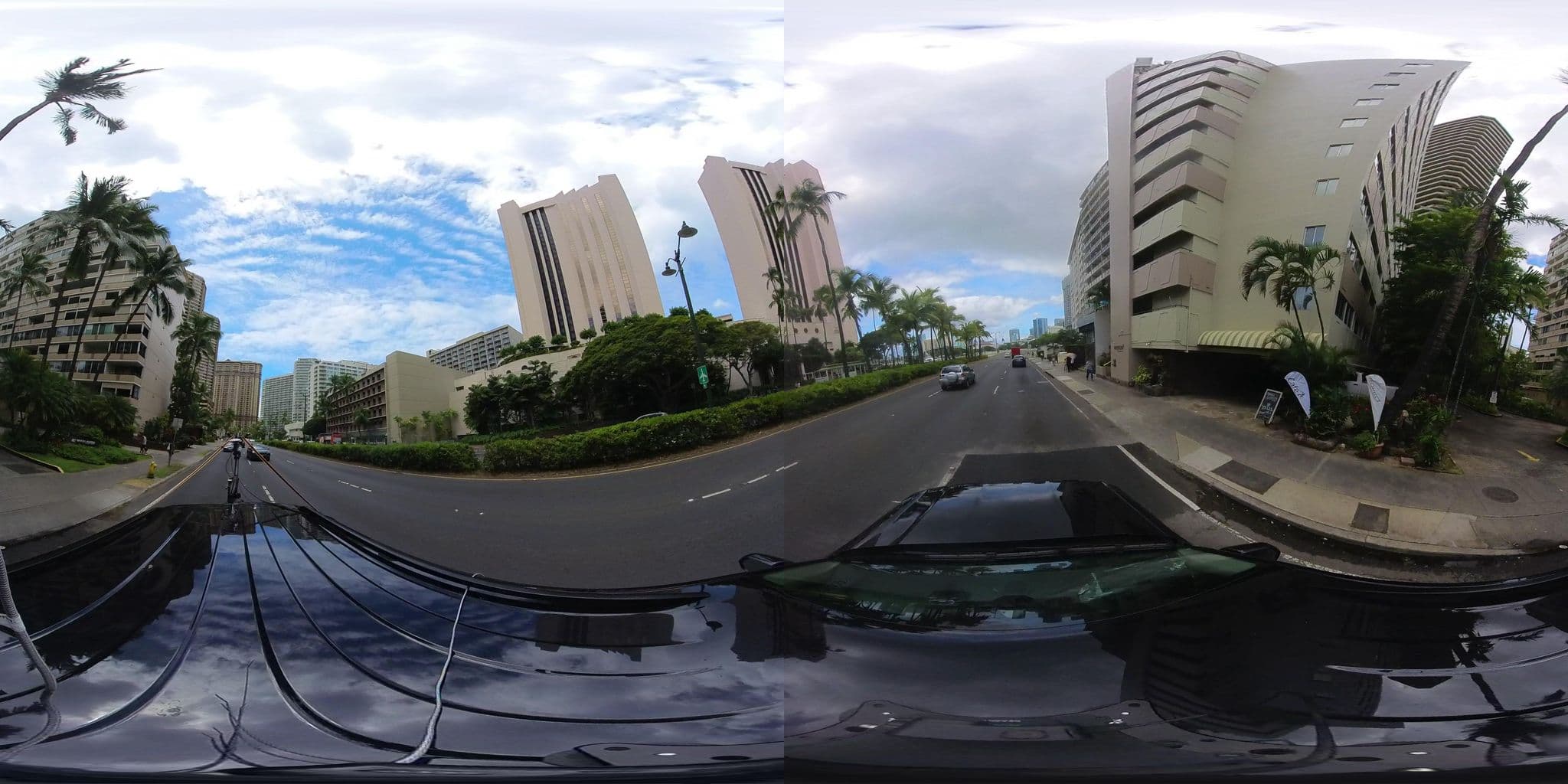 Street view near The Equus, an Ascend Hotel Collection Member, Waikīkī — © hmhtb (CC BY-SA · Mapillary)