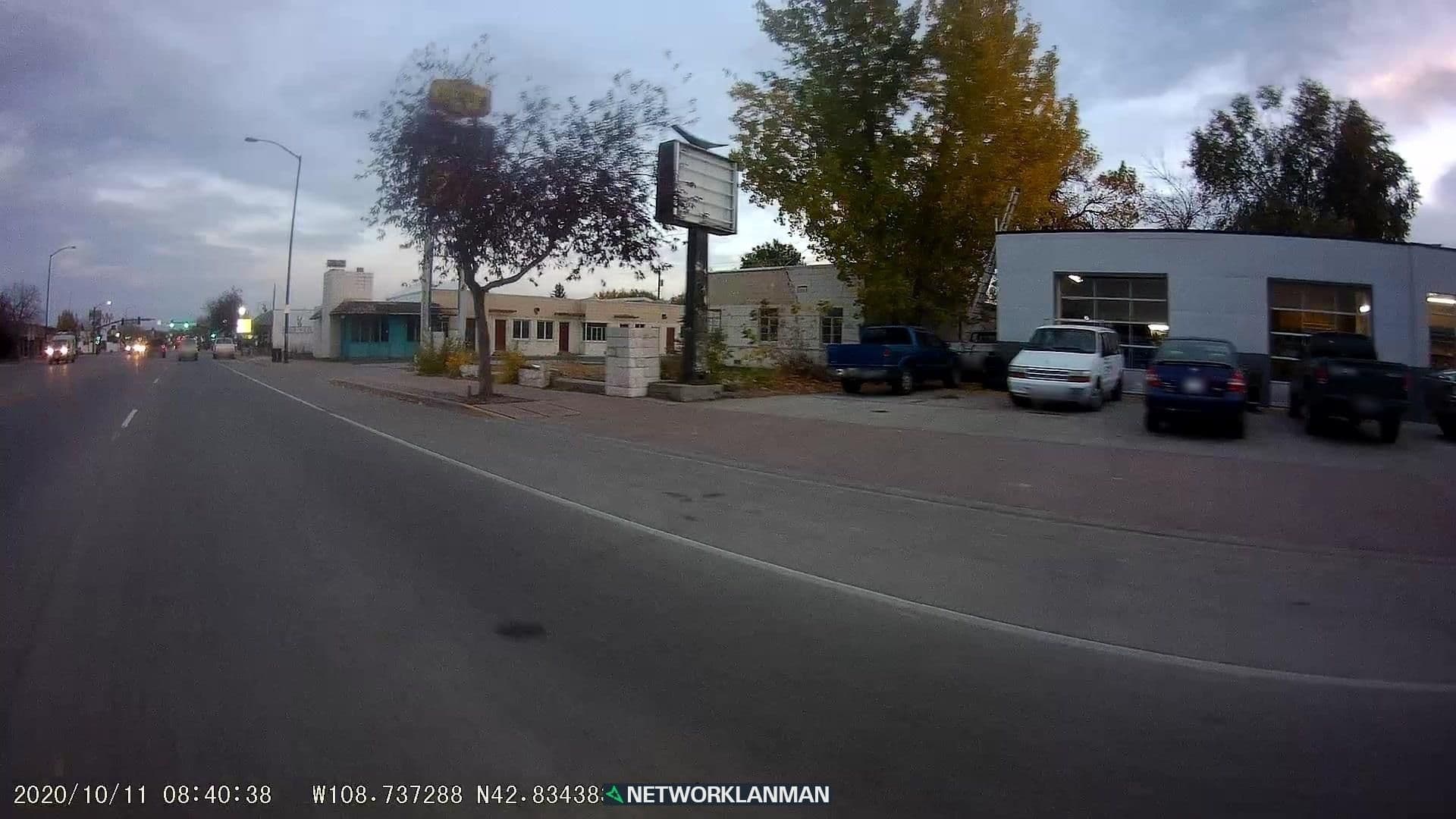 Street view near Downtown Motel, Lander — © networklanman (CC BY-SA · Mapillary)