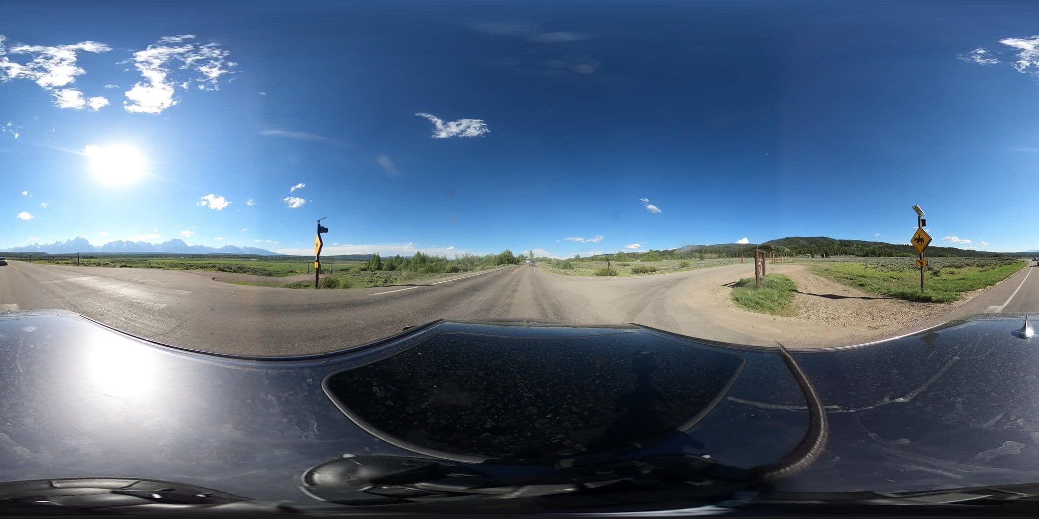 Street view near Triangle X Ranch, Moose Wilson Road — © quickness805 (CC BY-SA · Mapillary)