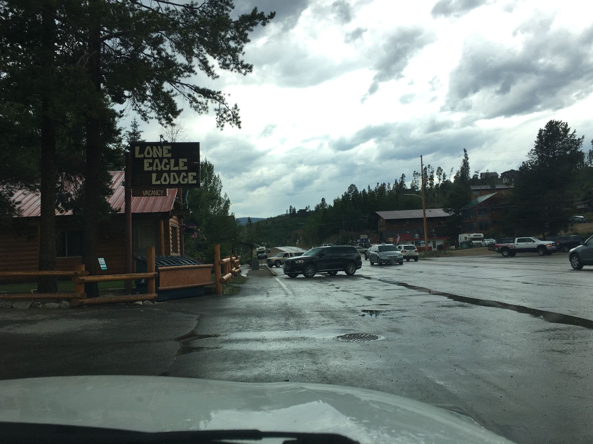 Street view near Lone Eagle Lodge, Estes Park — © hereitgoes (CC BY-SA · Mapillary)
