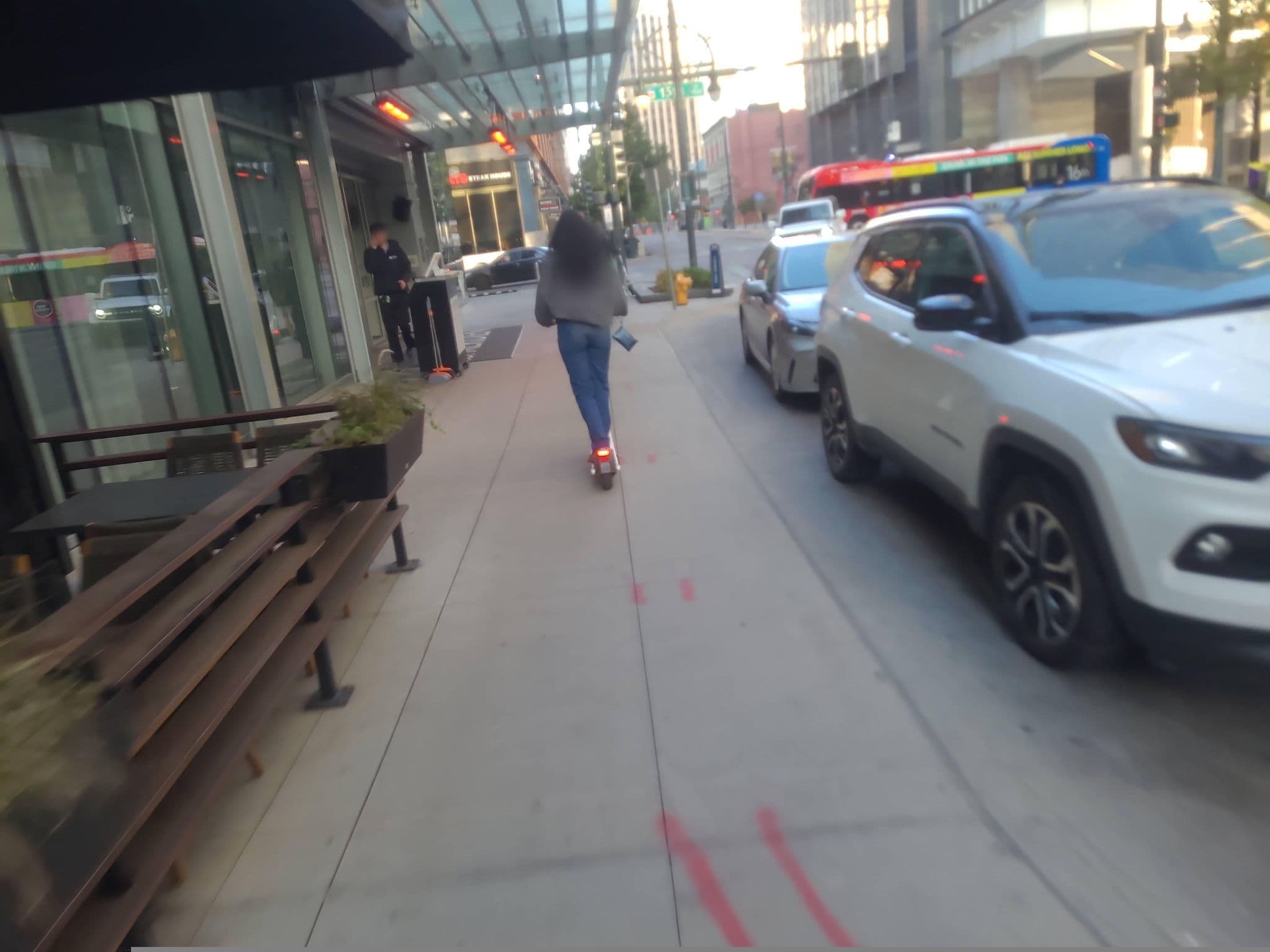 Street view near Hyatt Regency Pool, Denver — © DerekandStephanie (CC BY-SA · Mapillary)