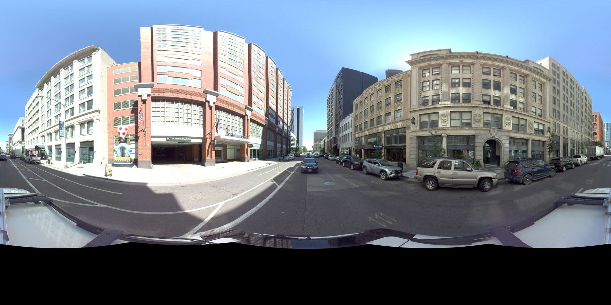 Street view near Hyatt Centric Rooftop Terrace, Denver — © atd2019 (CC BY-SA · Mapillary)
