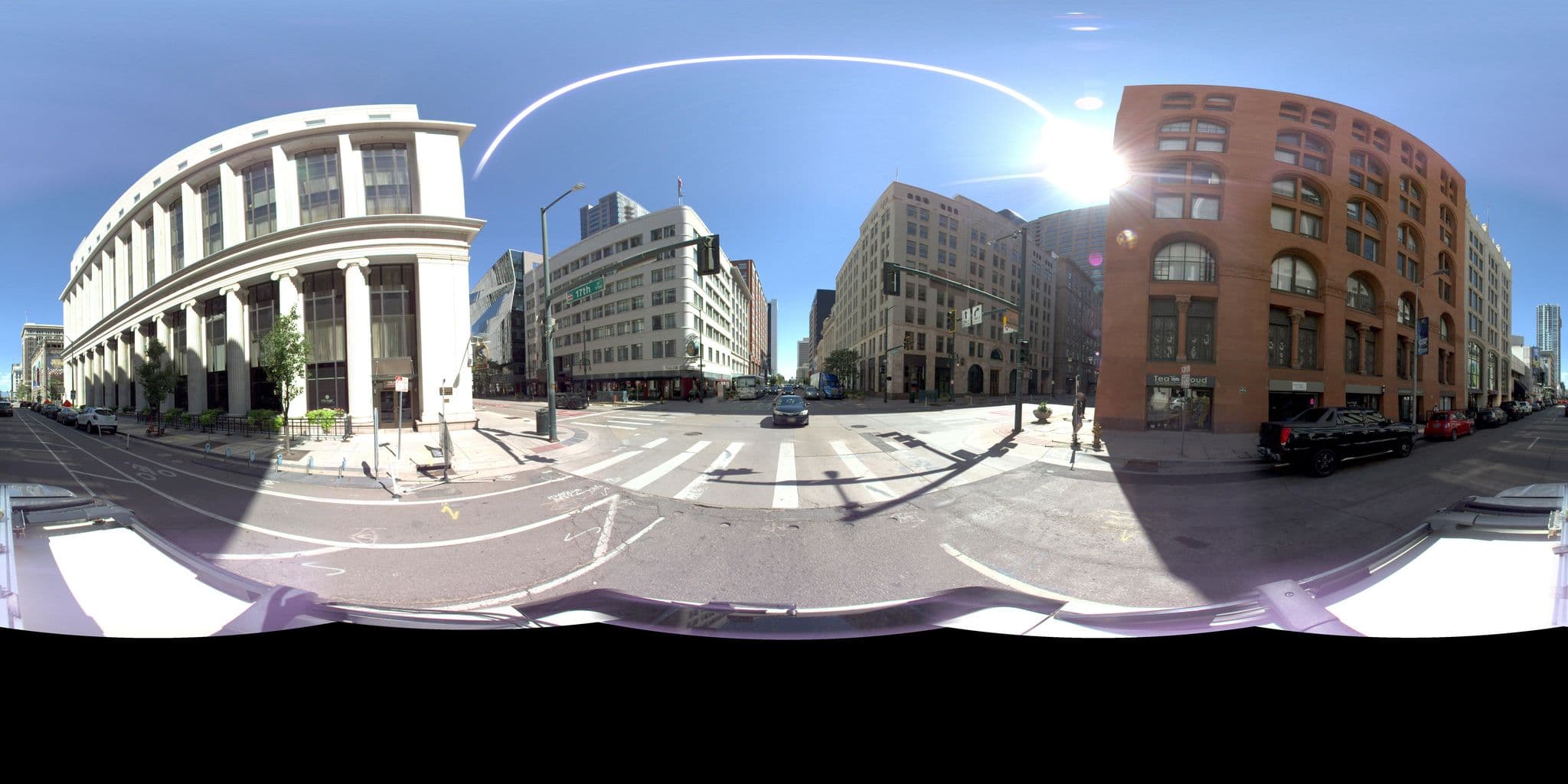 Street view near The Renaissance Denver Downtown at the Colorado National Bank, Denver — © atd2019 (CC BY-SA · Mapillary)
