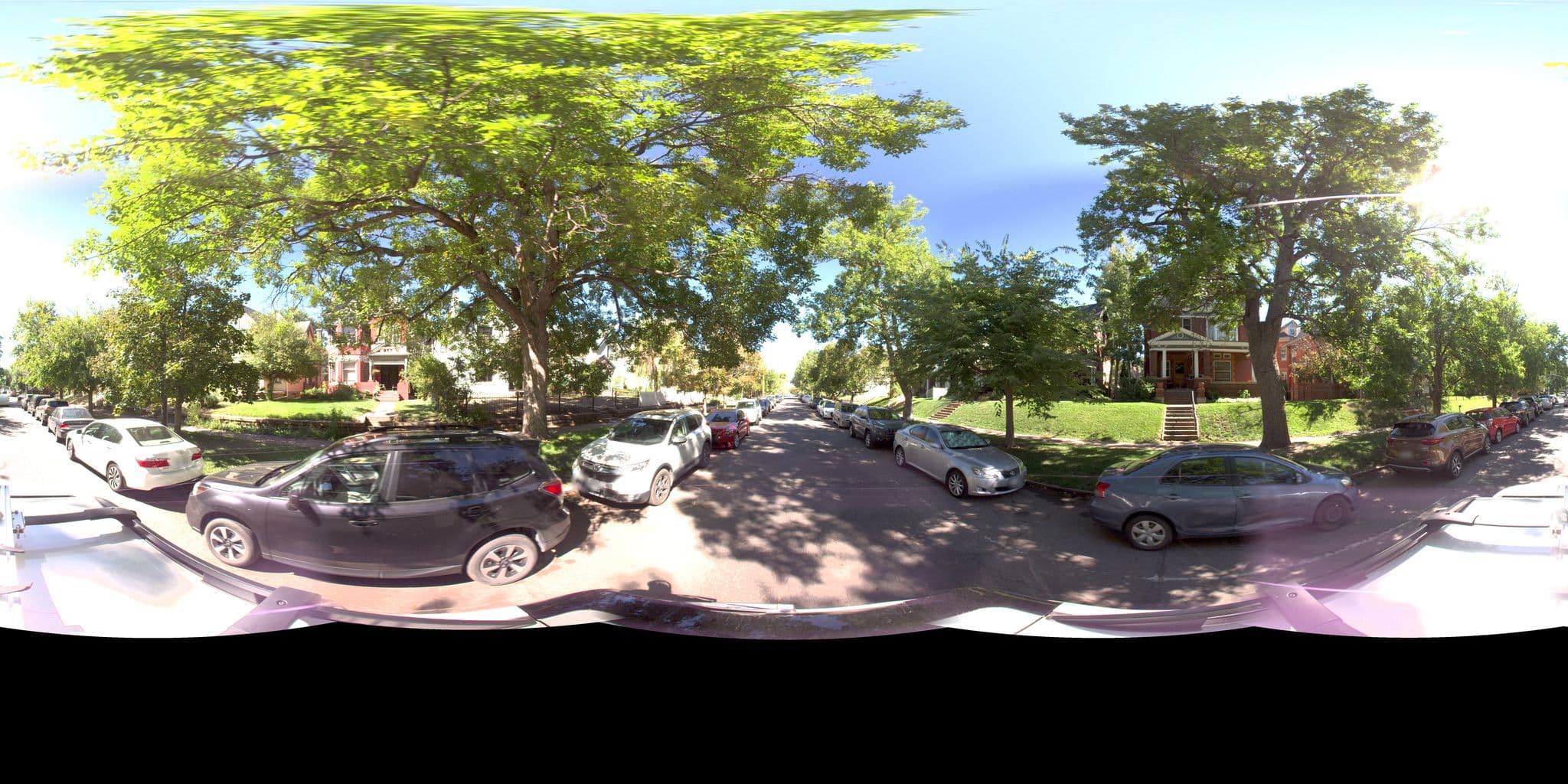 Street view near Sunshine Victorian, Denver — © atd2019 (CC BY-SA · Mapillary)