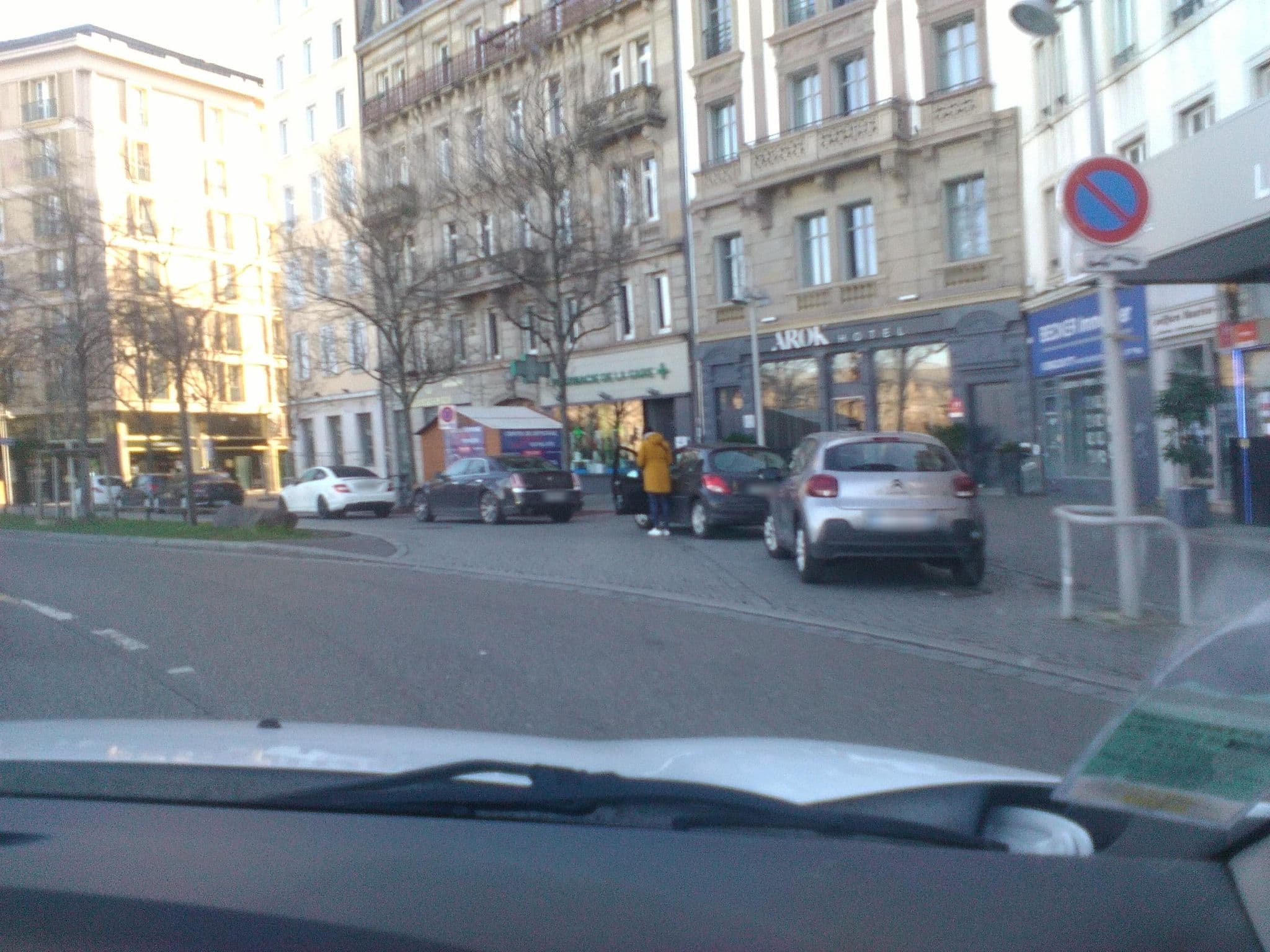 Street view near Hôtel Le Bristol, Strasbourg — © blup (CC BY-SA · Mapillary)