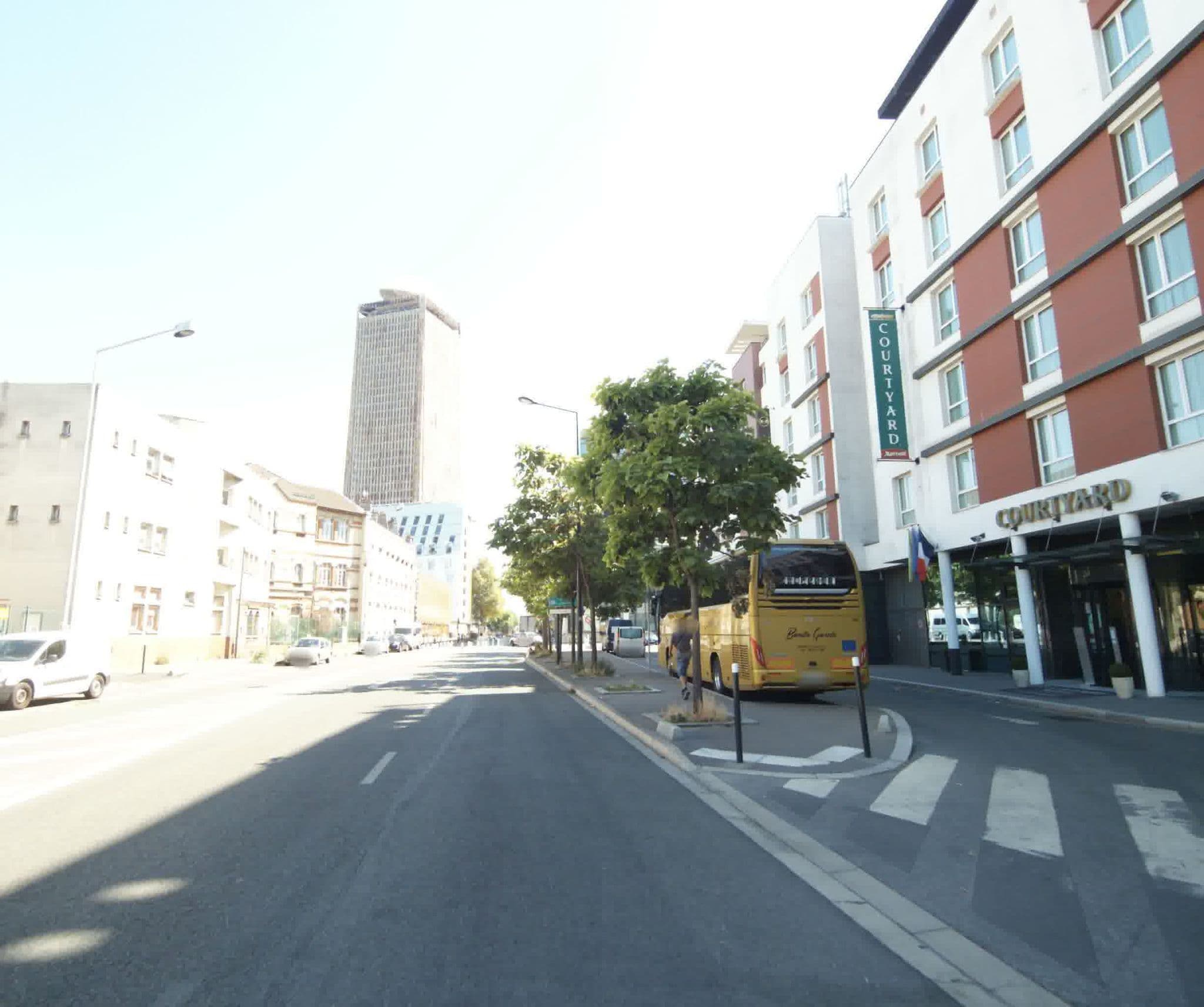 Street view near Courtyard by Marriott, Pleyel — © sogefi (CC BY-SA · Mapillary)