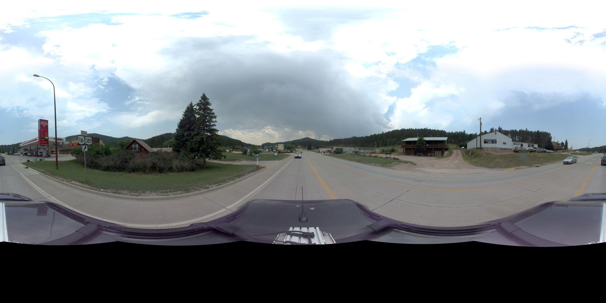 Street view near Alice's Black Hills Cottage on the Mick, Custer — © penncohwy (CC BY-SA · Mapillary)