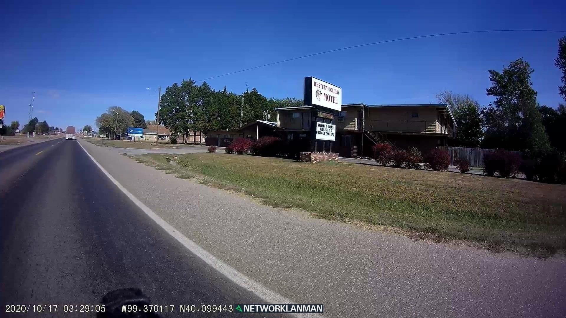 Street view near Western Holiday Motel, Holdrege — © networklanman (CC BY-SA · Mapillary)