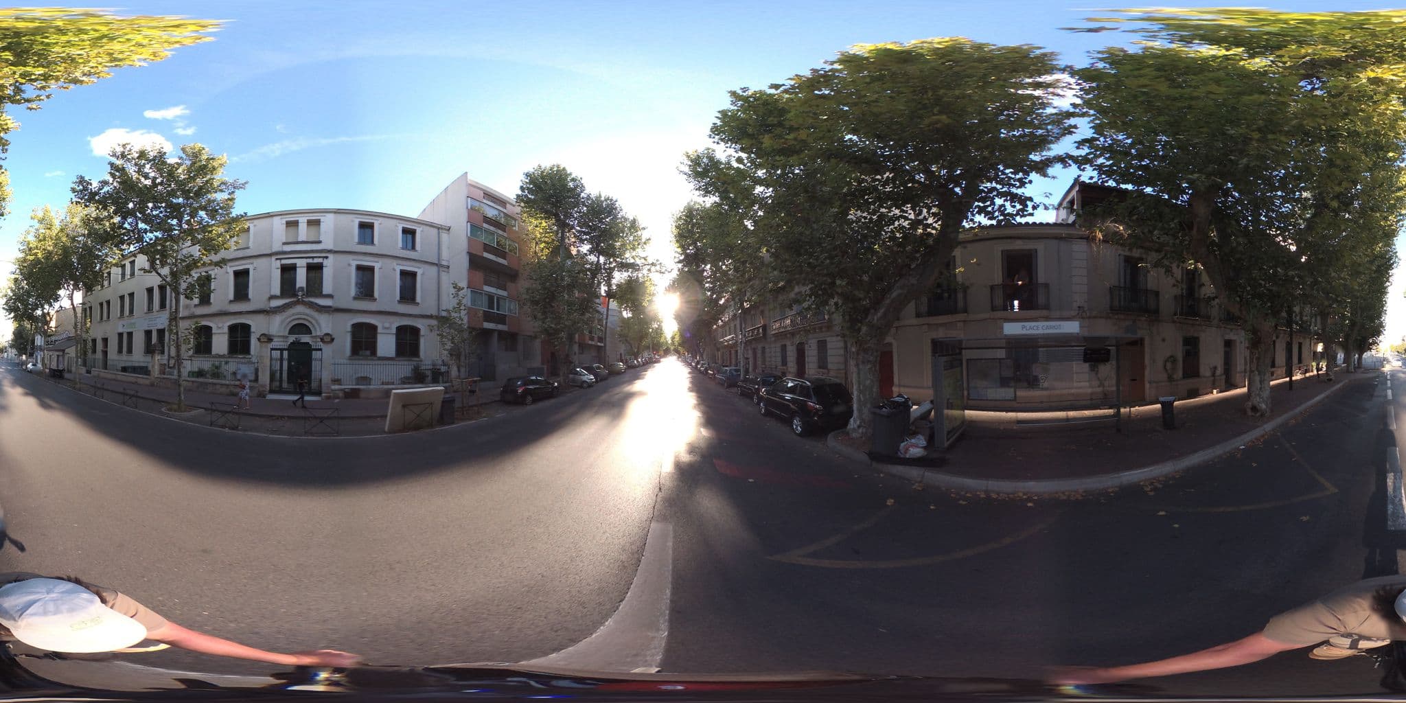 Street view near Le Strasbourg, Montpellier — © geovelo (CC BY-SA · Mapillary)