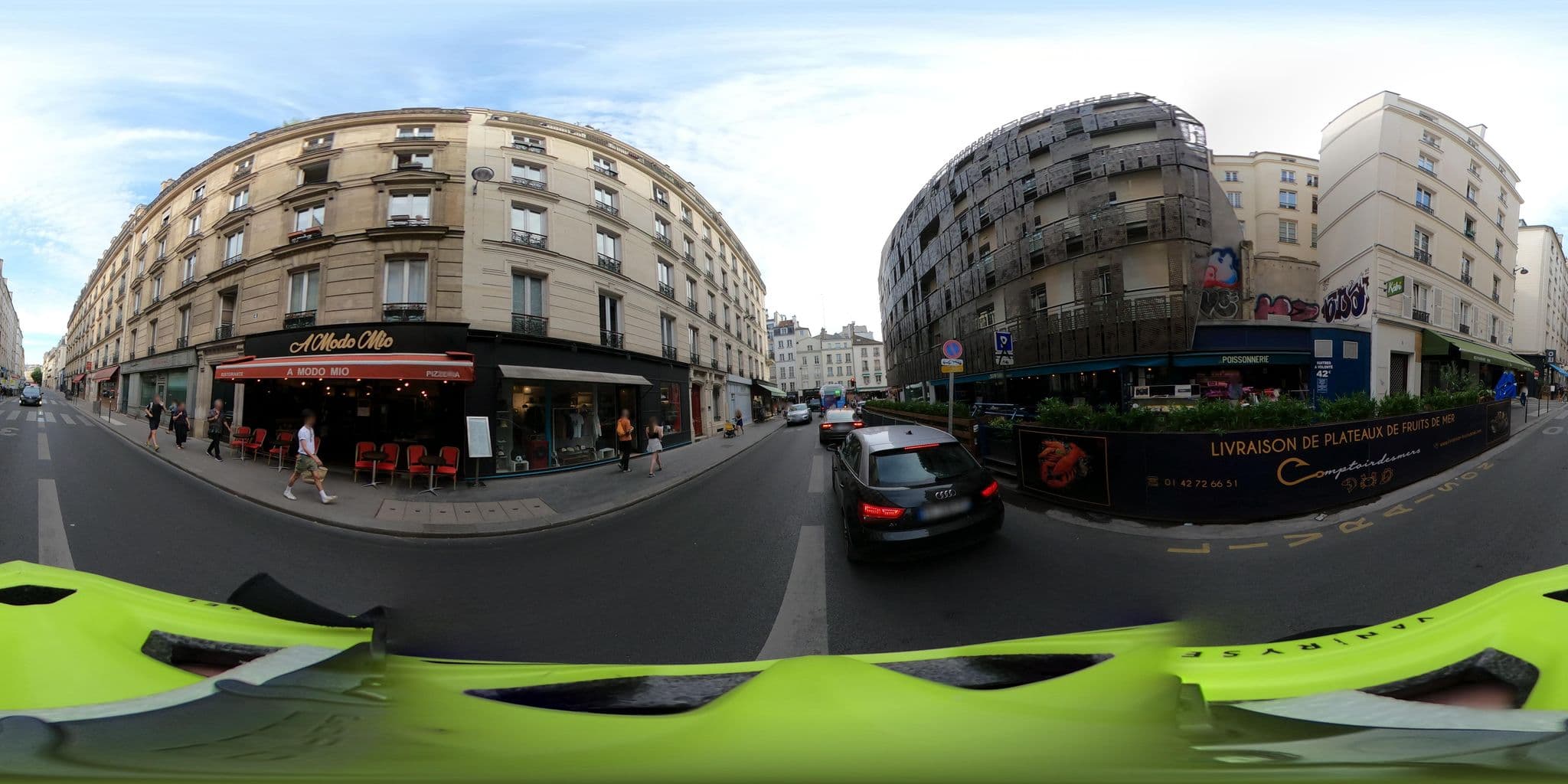 Street view near Hôtel Turenne, Paris 03 Temple — © Stefdegreef (CC BY-SA · Mapillary)