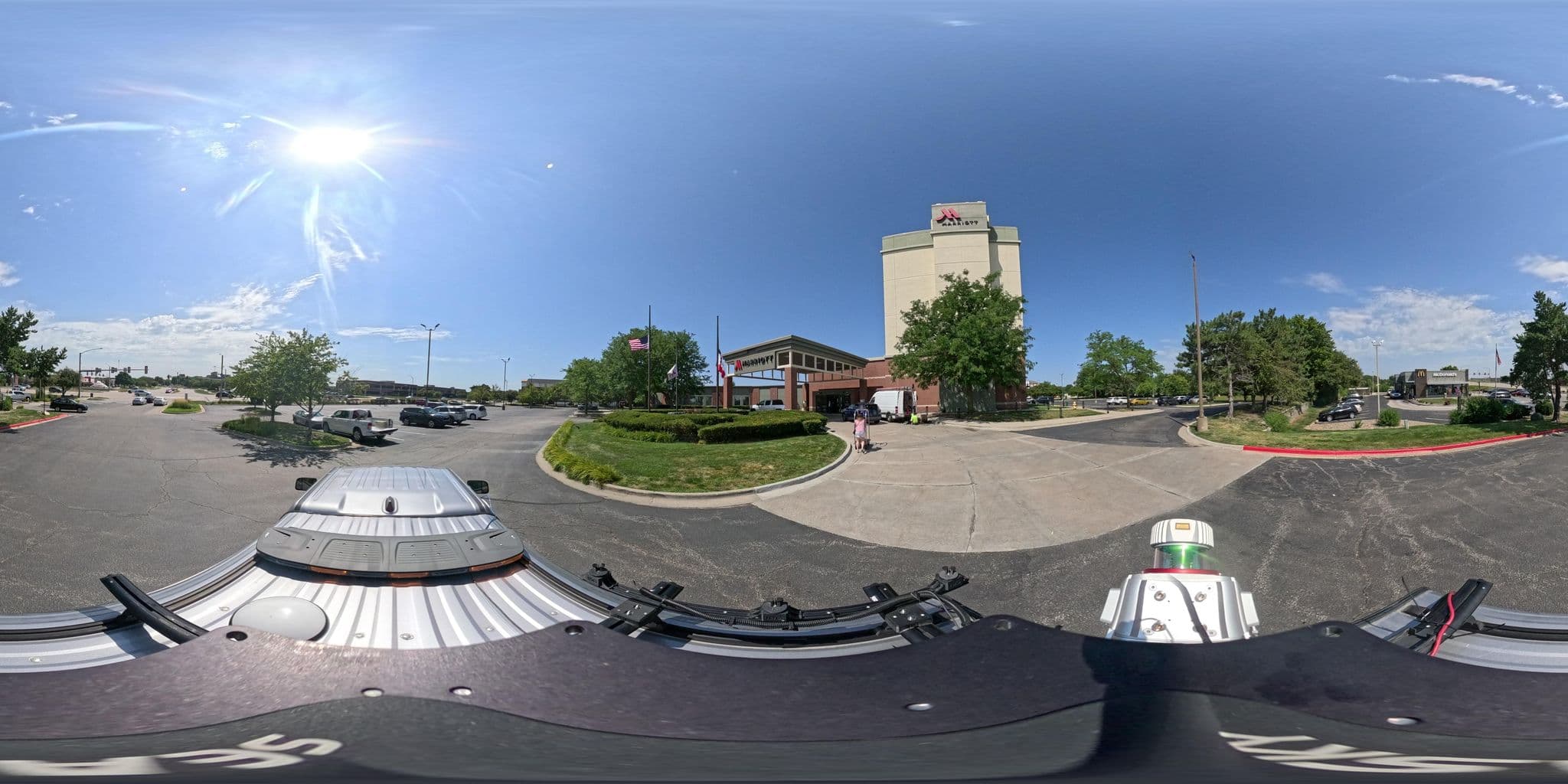Street view near West Des Moines Marriott, Waukee — © UAS_ISG (CC BY-SA · Mapillary)