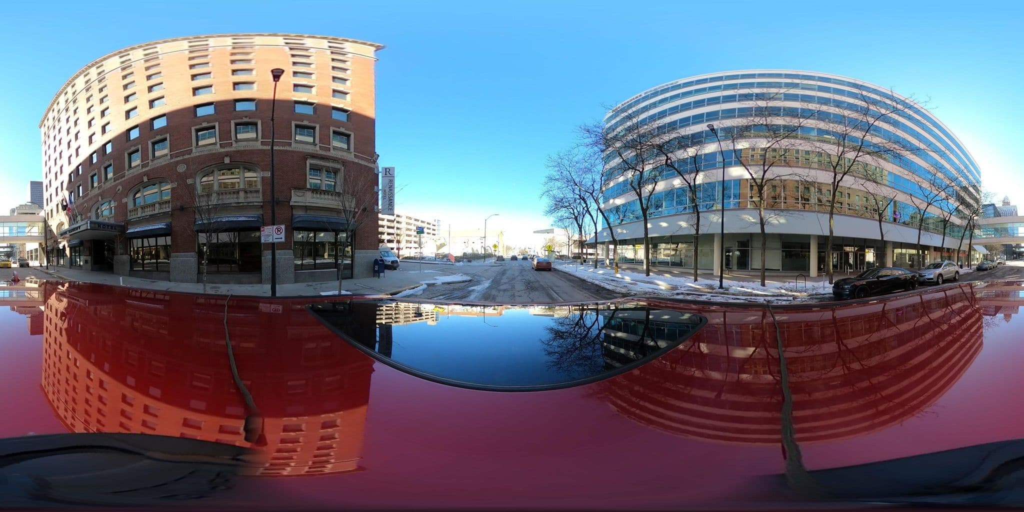 Street view near Renaissance Savery Hotel Des Moines, Des Moines — © Hopen111 (CC BY-SA · Mapillary)