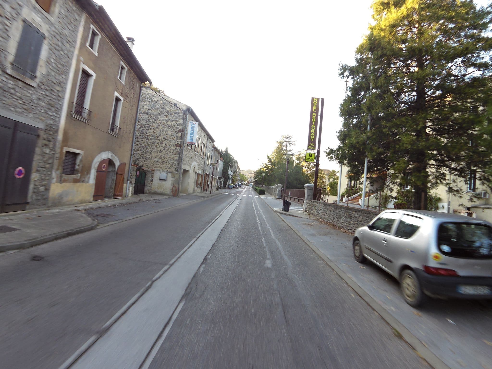 Street view near Hôtel Les Cèdres, Joyeuse — © zors1843 (CC BY-SA · Mapillary)