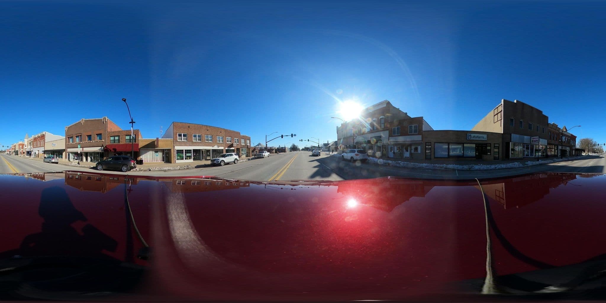Street view near Americinn, Grundy Center — © Hopen111 (CC BY-SA · Mapillary)