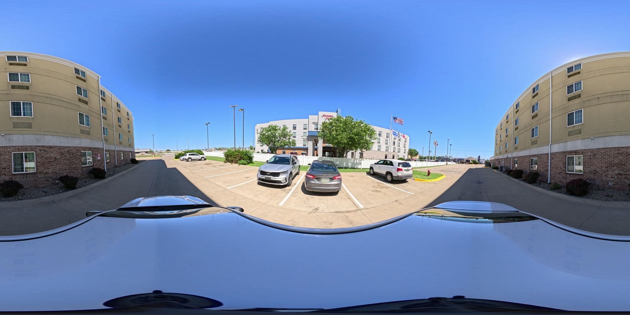 Street view near Candlewood Suites Fitness Center, Evansdale — © FeetAndInches (CC BY-SA · Mapillary)