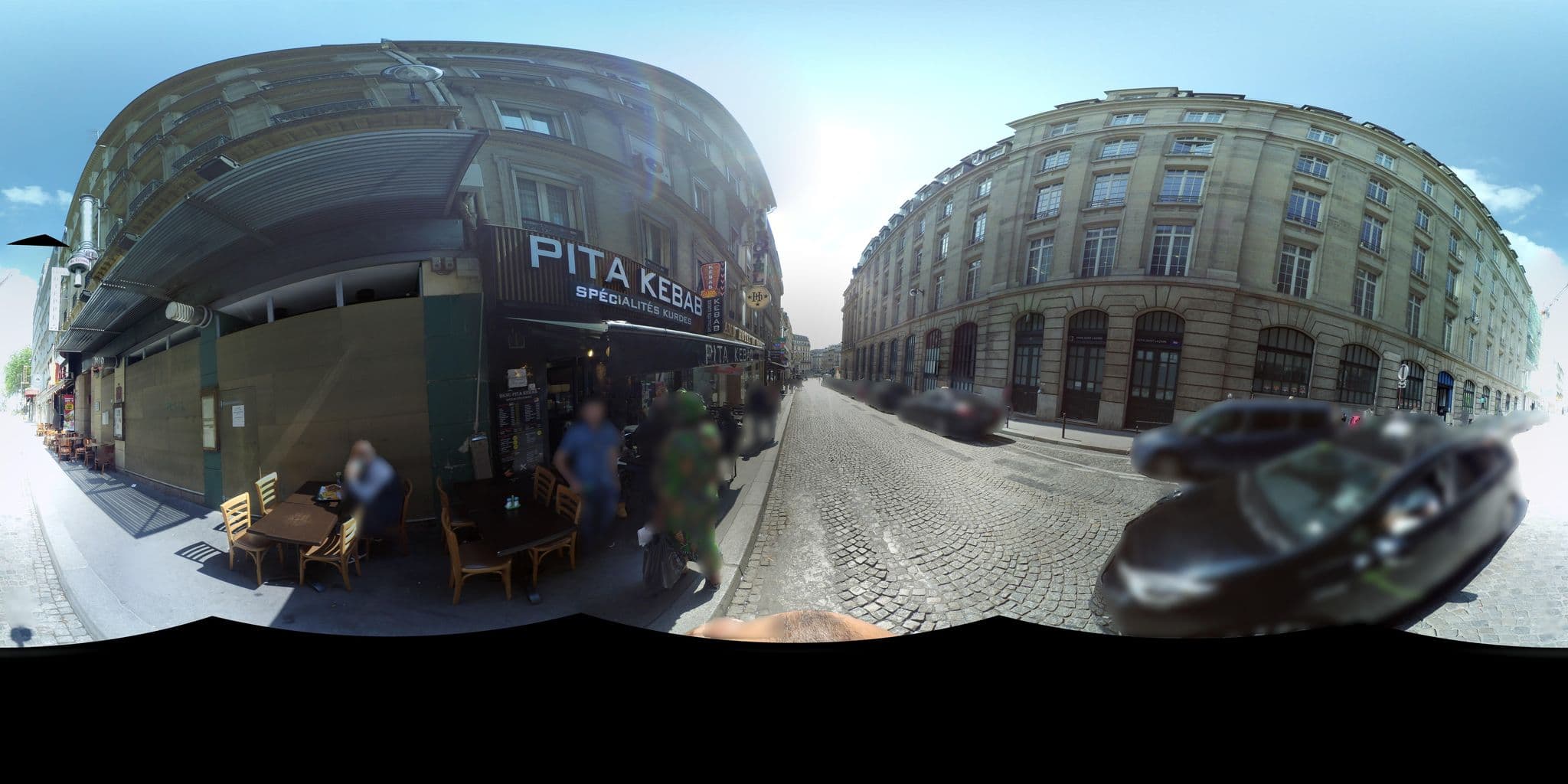 Street view near Hôtel de Dieppe, Paris 08 Élysée