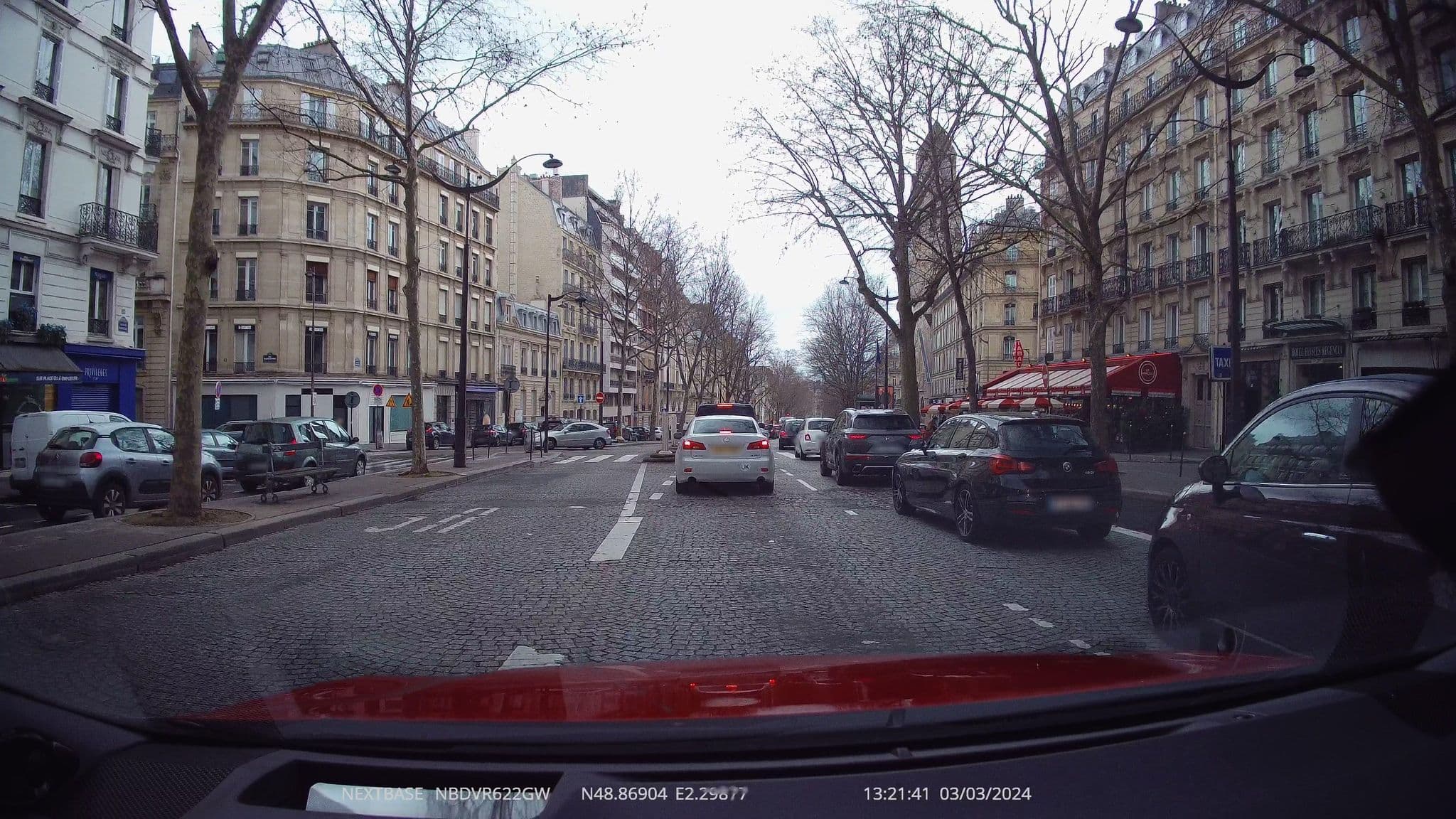 Street view near Hôtel Élysées Régencia, Paris 16 Passy — © aerandir14 (CC BY-SA · Mapillary)