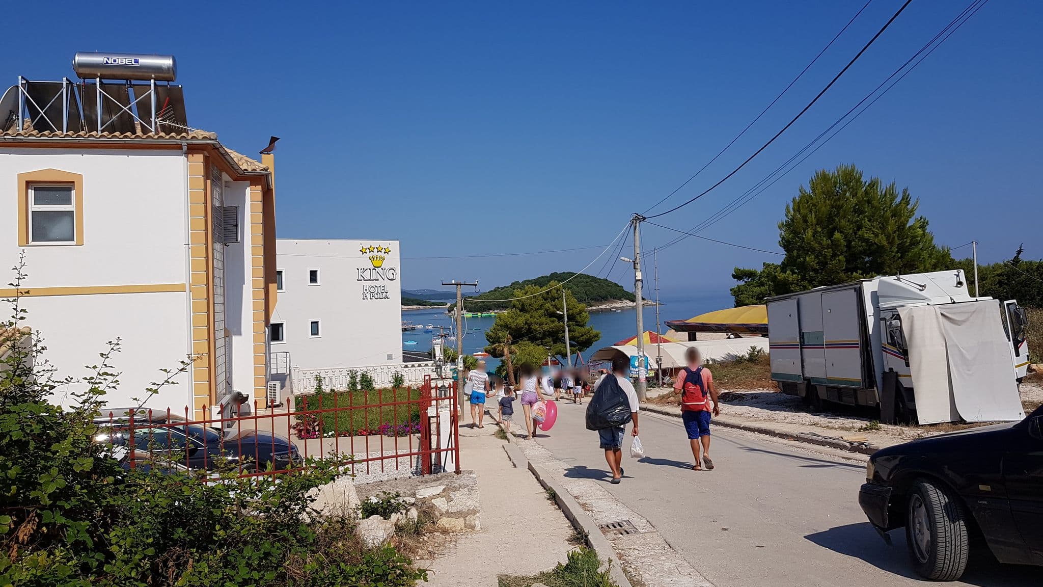 Street view near Adriatik Hotel, Ksamil — © ale_zena_it (CC BY-SA · Mapillary)
